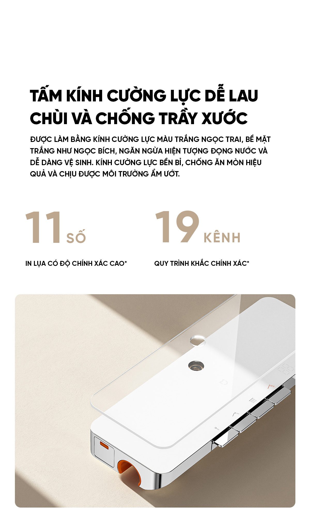 Bộ vòi hoa sen điều chỉnh nhiệt độ Xiaomi Mijia S1 Pro