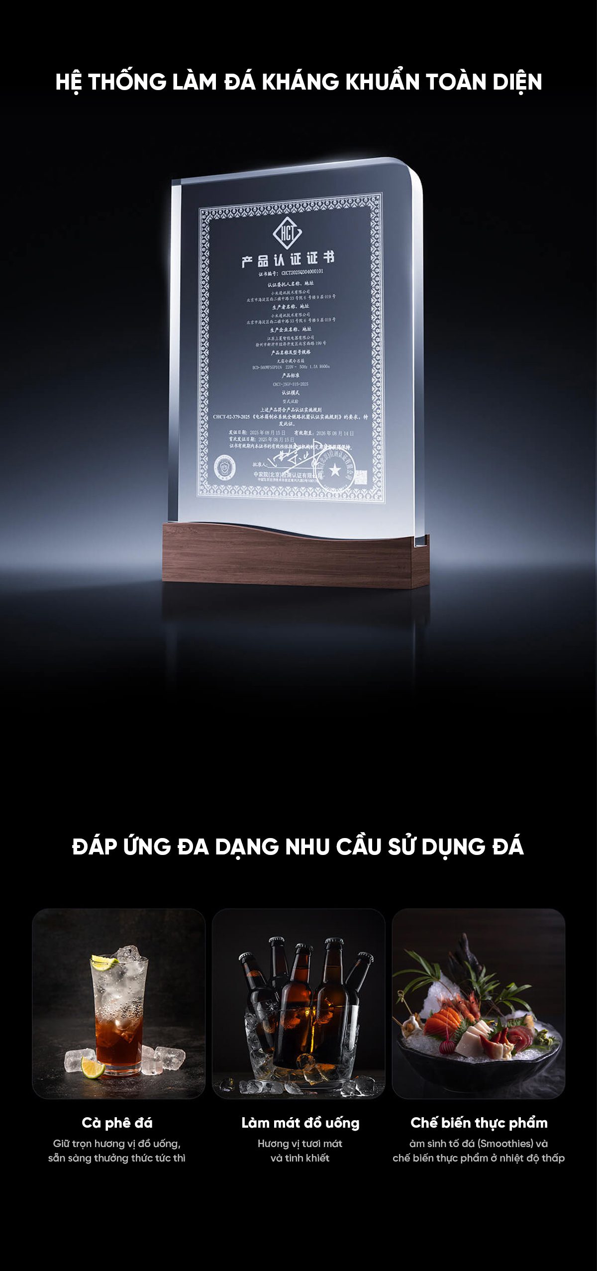 Tủ Lạnh Xiaomi Mija 560L Kiểu Pháp 2026 , Làm Lạnh Kép , Làm Đá Tự Động
