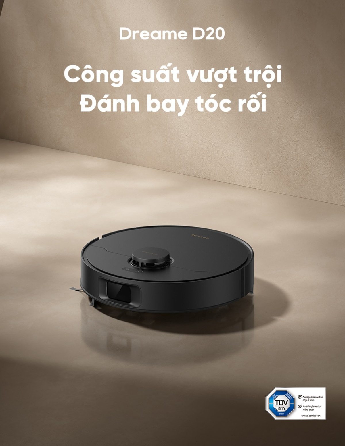 Robot hút bụi Dreame D20