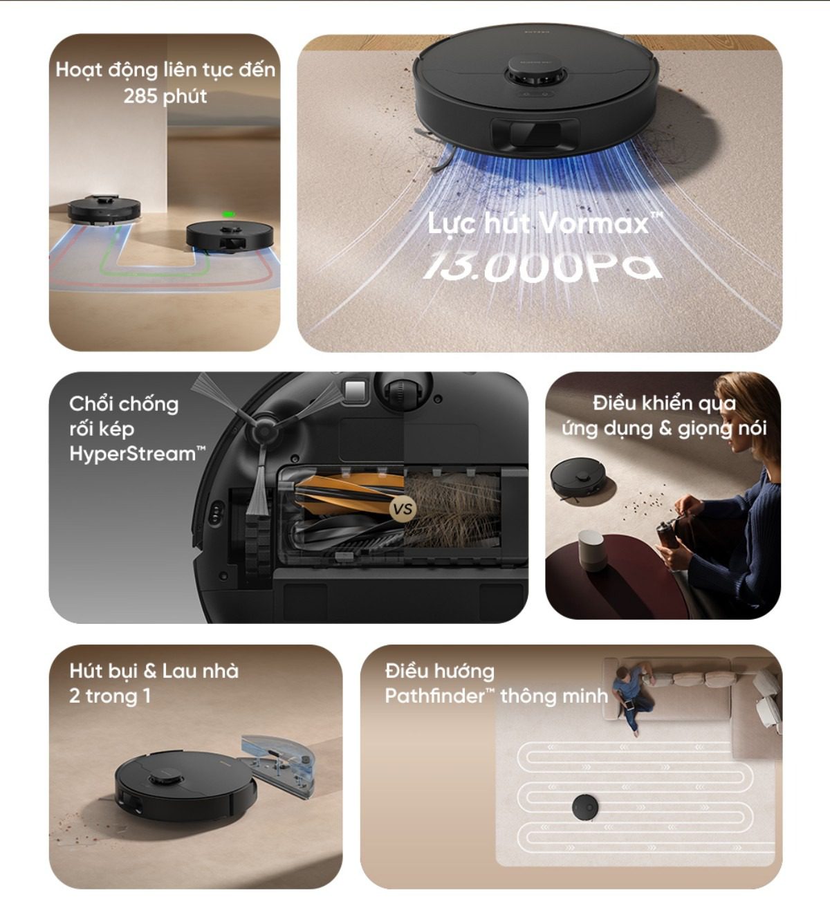 Robot hút bụi Dreame D20
