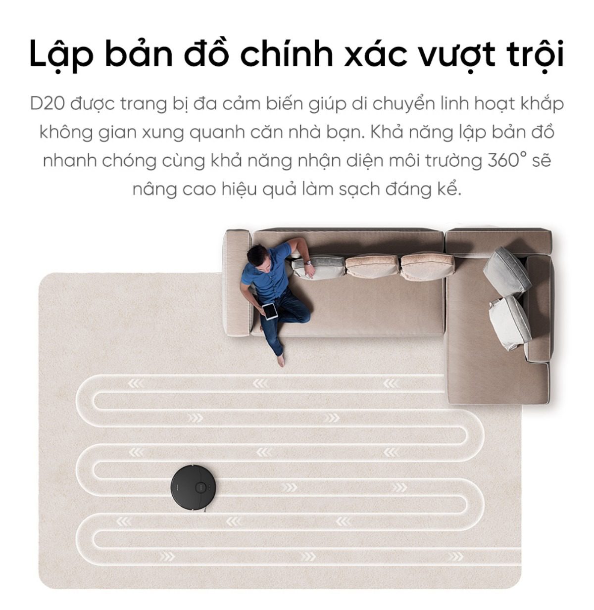Robot hút bụi Dreame D20