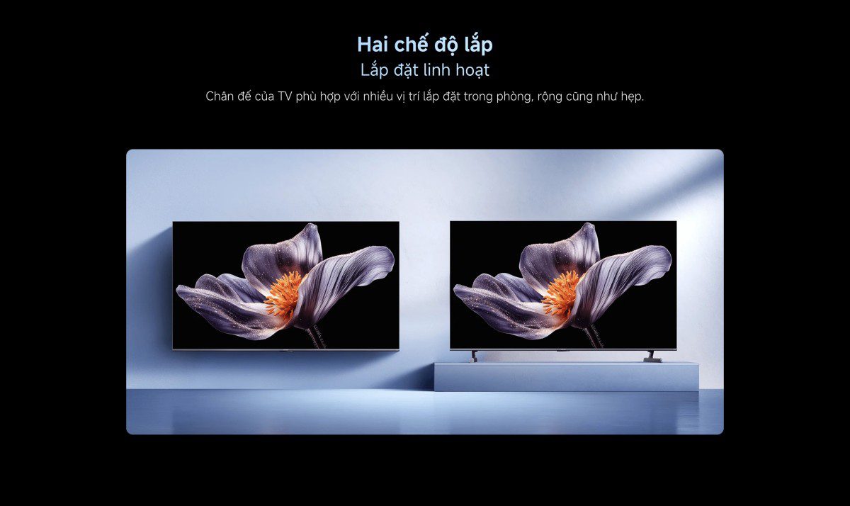 Tivi Xiaomi S Pro Mini LED 55 inch 2026 – Bản Quốc Tế – 4K/144Hz – 3GB/32GB