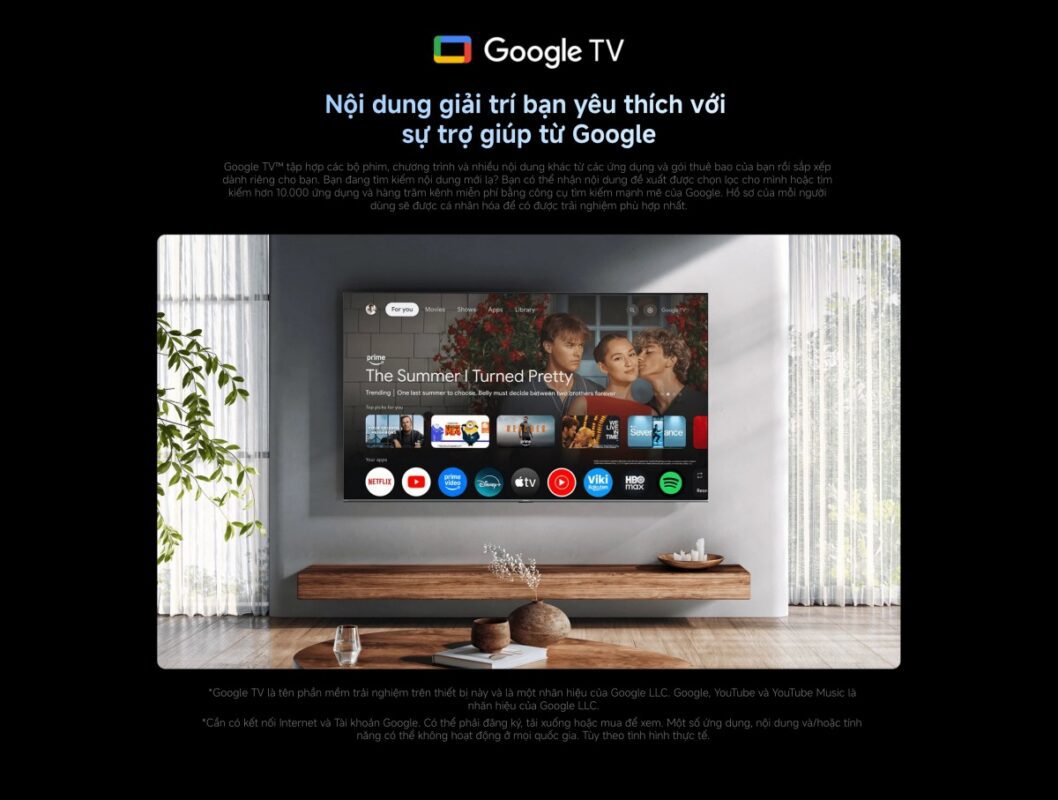 Tivi Xiaomi S Pro Mini LED 65inch 2026 – Bản Quốc Tế – 4K/144Hz – 3GB/32GB