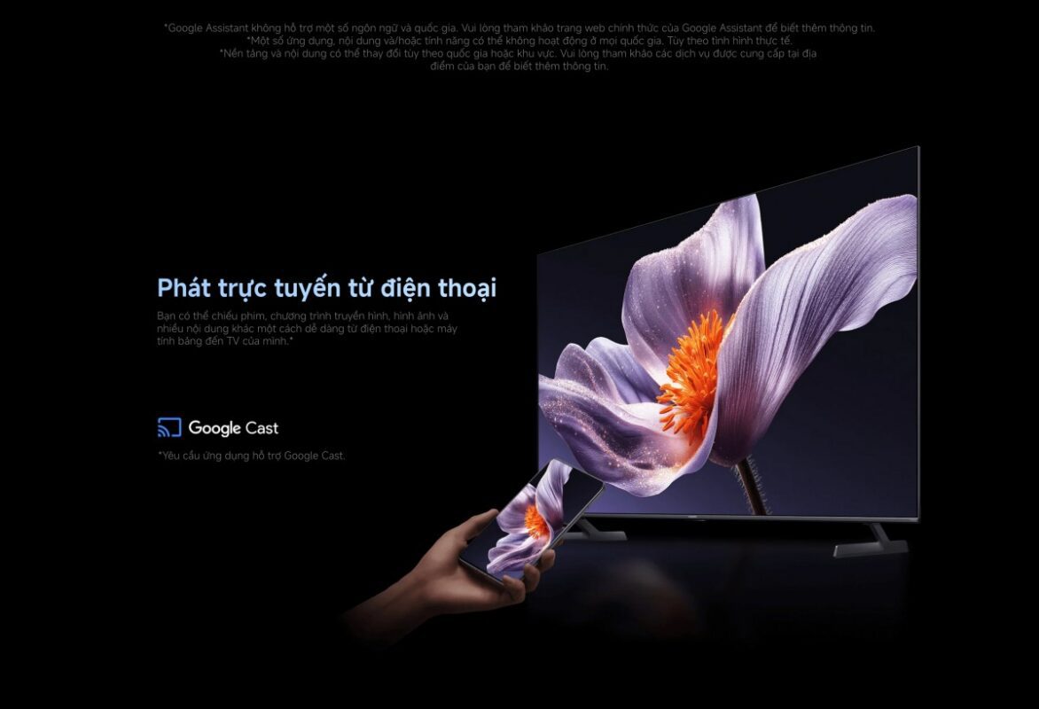 Tivi Xiaomi S Pro Mini LED 65inch 2026 – Bản Quốc Tế – 4K/144Hz – 3GB/32GB