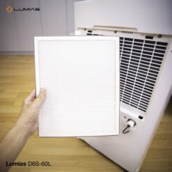Máy hút ẩm kiêm lọc khí thông minh 60L Lumias D6S-60L (HEPA)