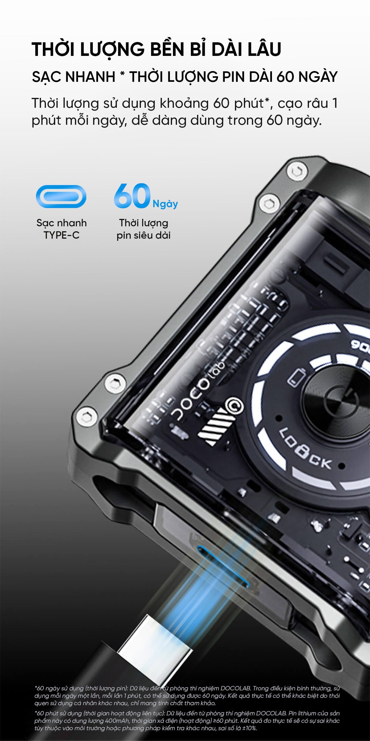Máy cạo râu doco TS001100