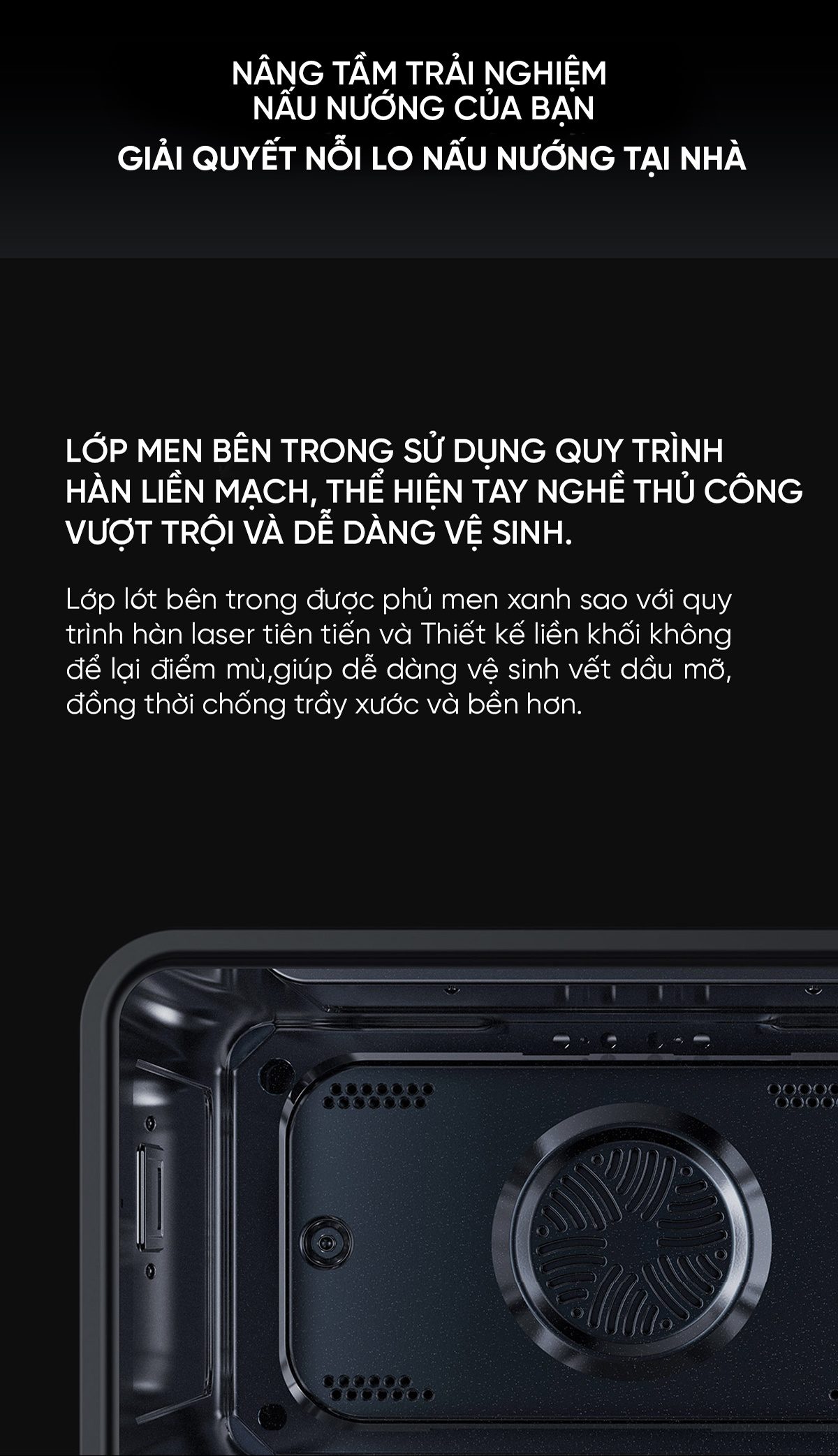 Máy hấp nướng Xiaomi Mijia P1 58L MQR02M – Tích hợp 80+ công thức nấu ăn thông minh