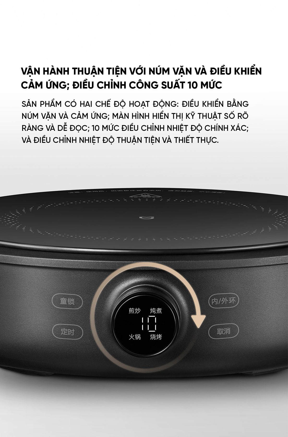Bếp gốm điện hồng ngoại Xiaomi Mijia S1