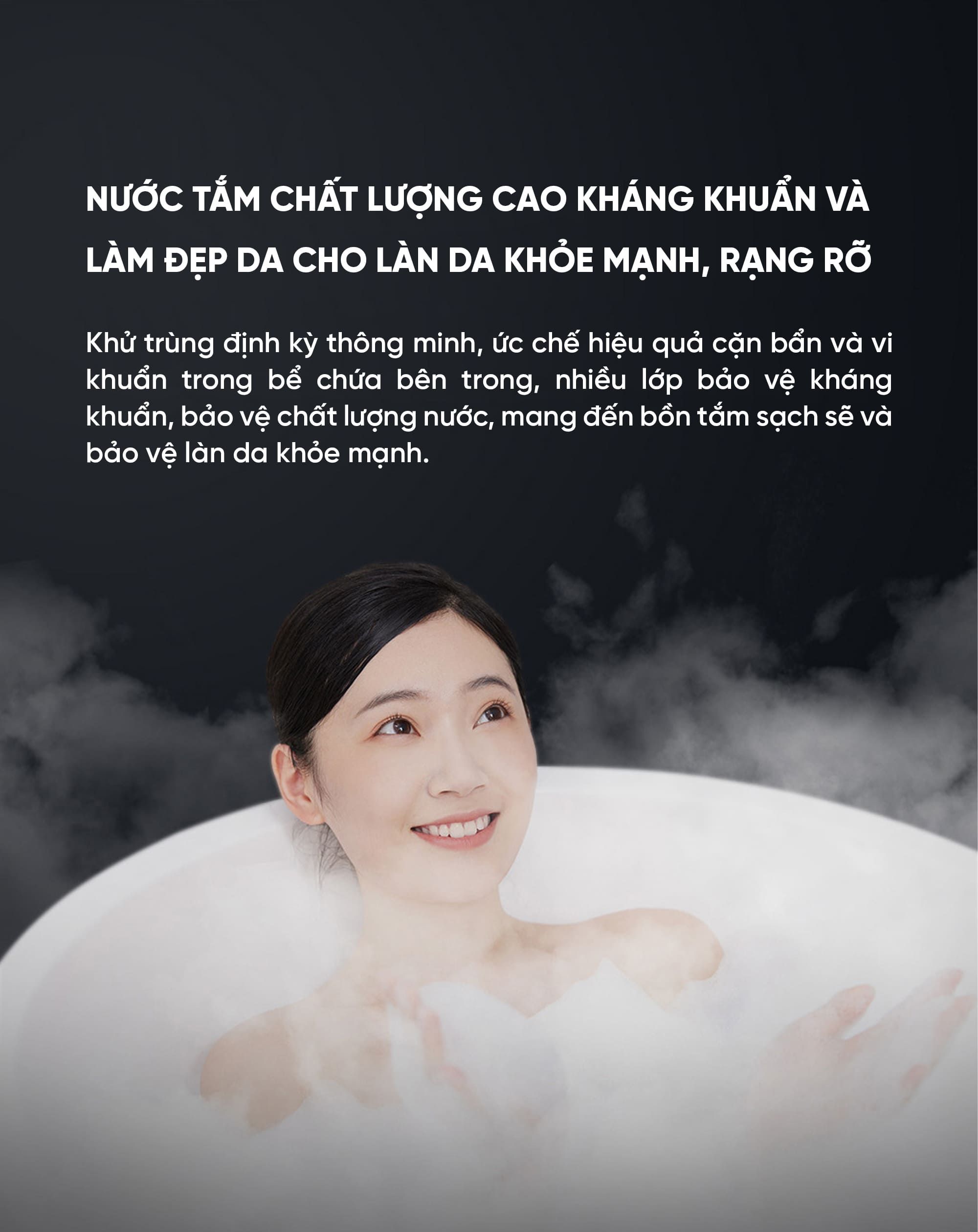 Bình Nóng Lạnh Xiaomi Viomi 60L Công Nghệ Kháng Khuẩn Bình Chứa Kép