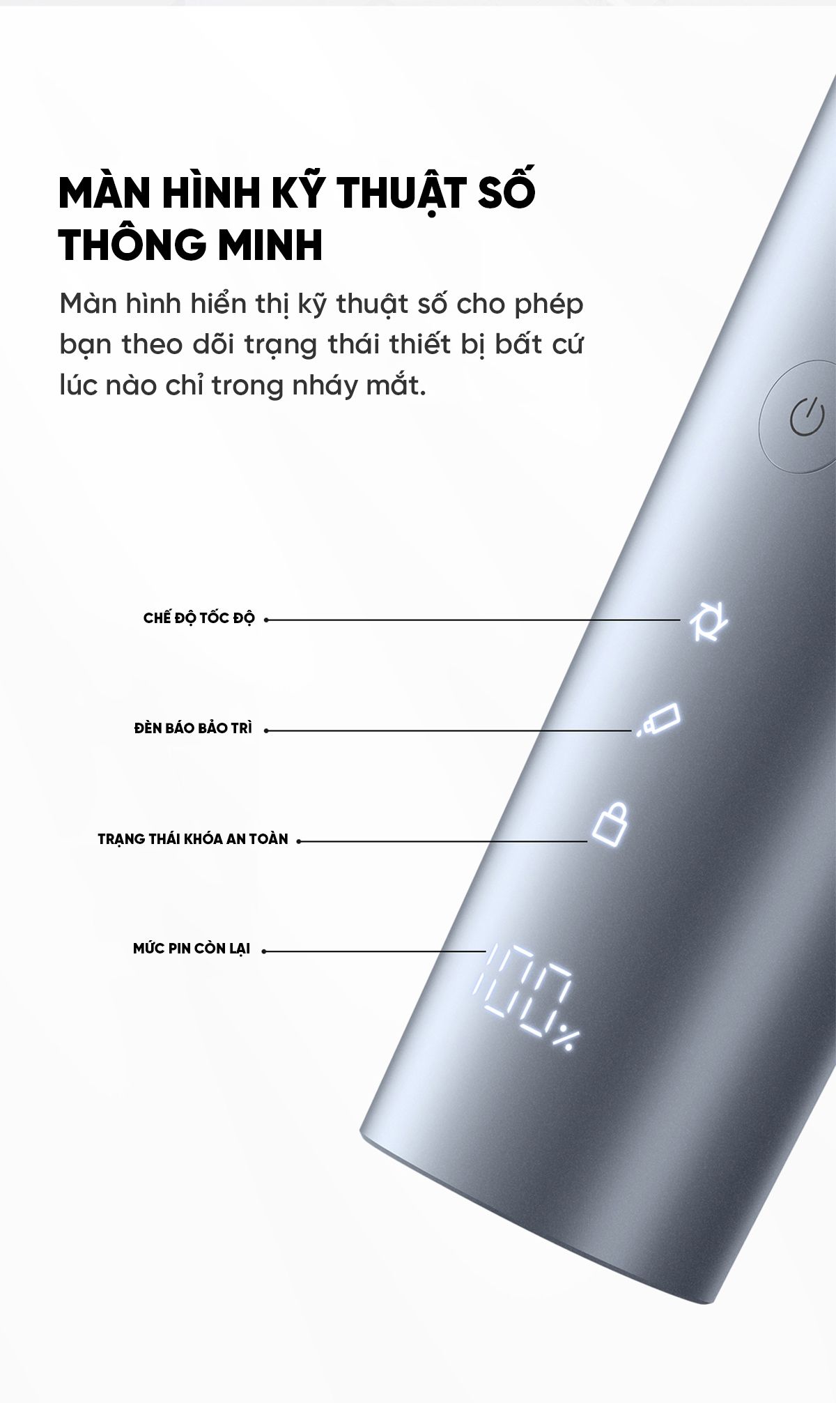 Tông đơ cắt tóc Xiaomi Mijia 2 MJGHHC2LF | Giá ưu đãi
