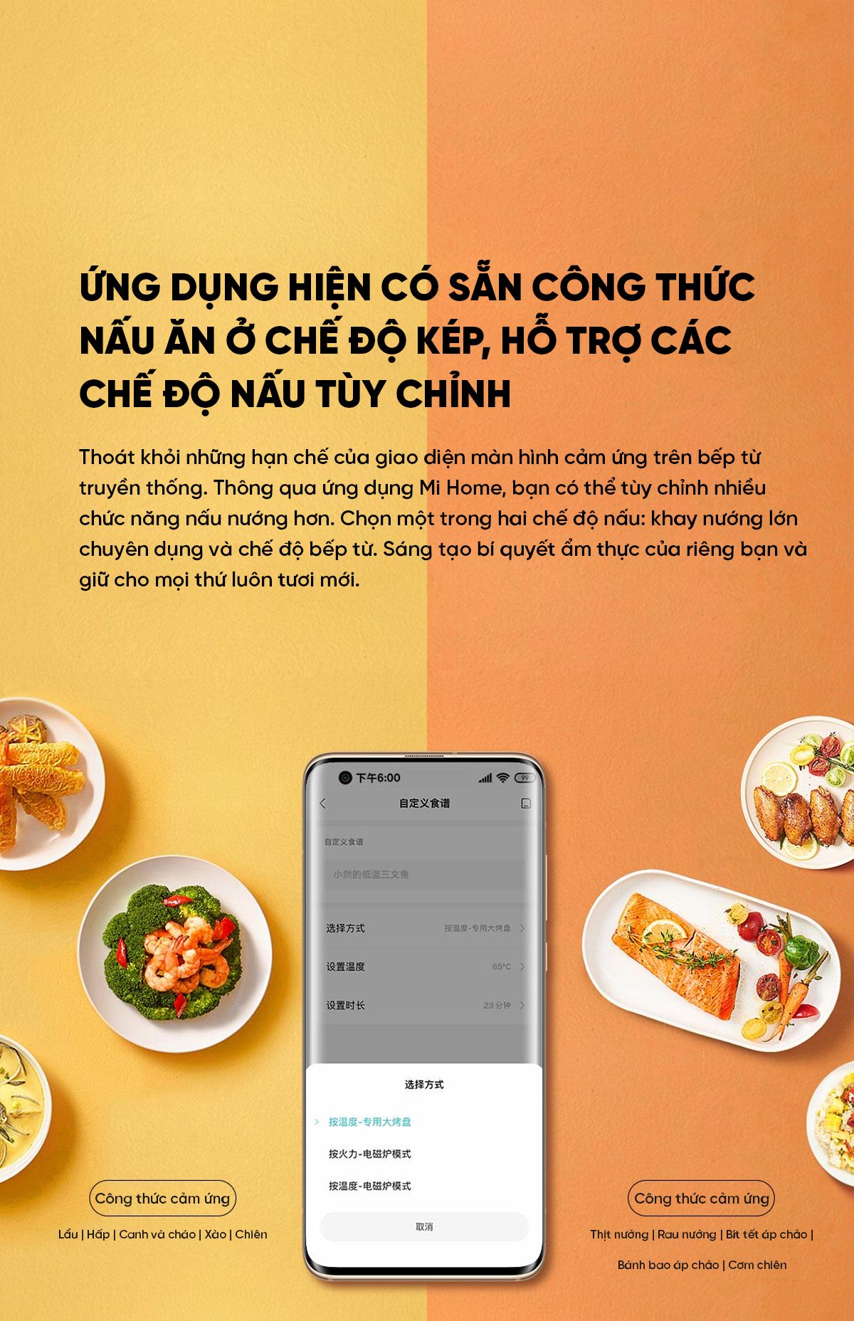 Bếp từ đôi kèm khay nướng Xiaomi Mijia | Giá tốt