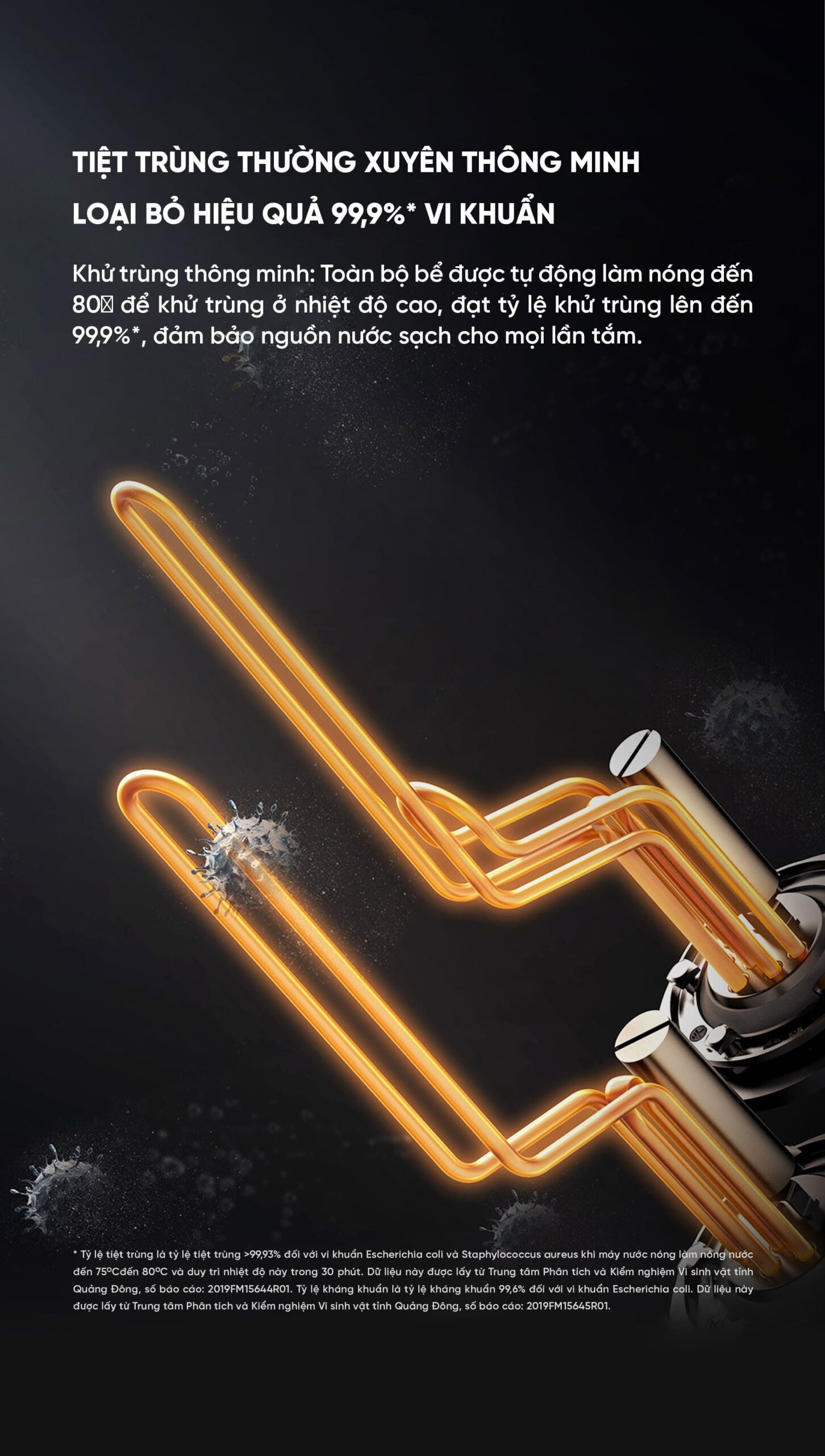 Bình Nóng Lạnh Xiaomi Viomi 60L Công Nghệ Kháng Khuẩn Bình Chứa Kép