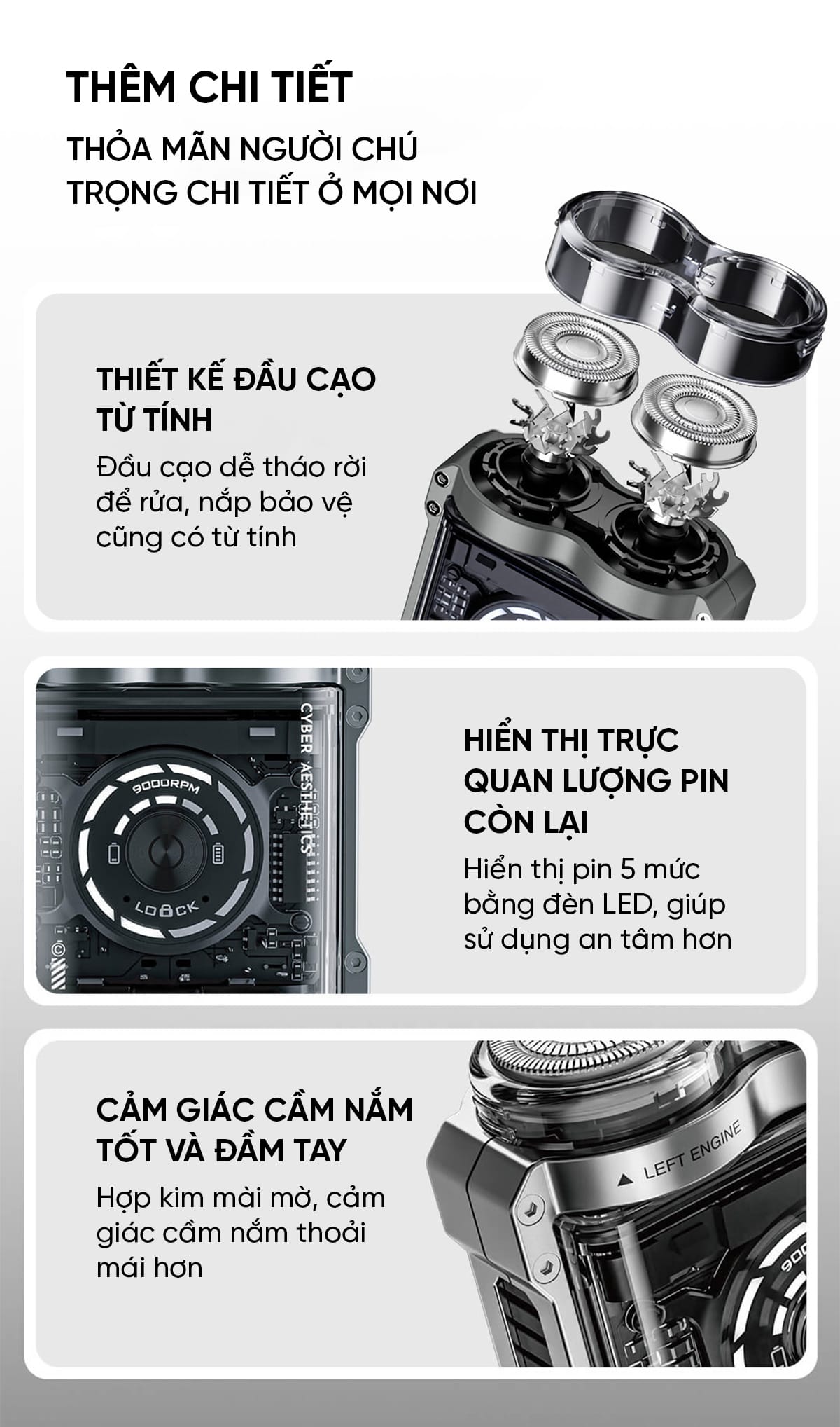 Máy cạo râu doco TS001100