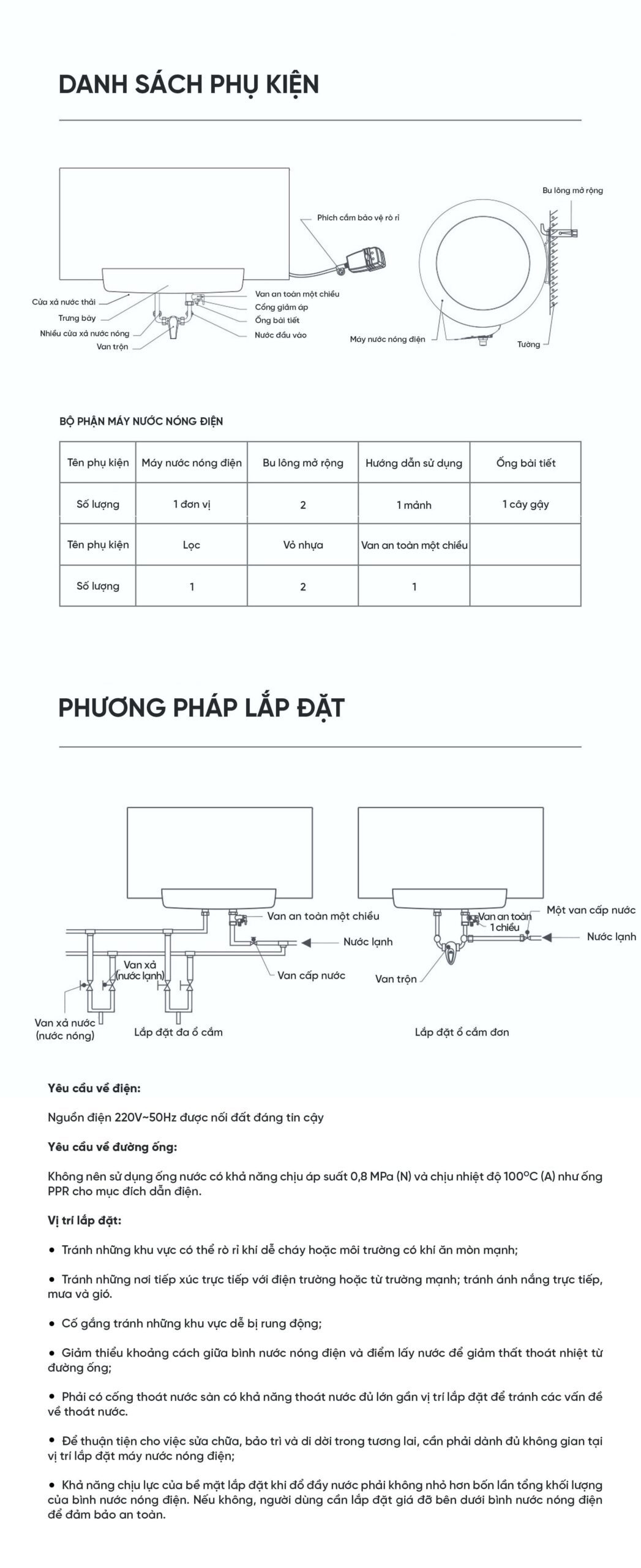 Bình Nóng Lạnh Thông Minh Xiaomi Viomi 50L Tiết Kiệm Điện Cấp 1