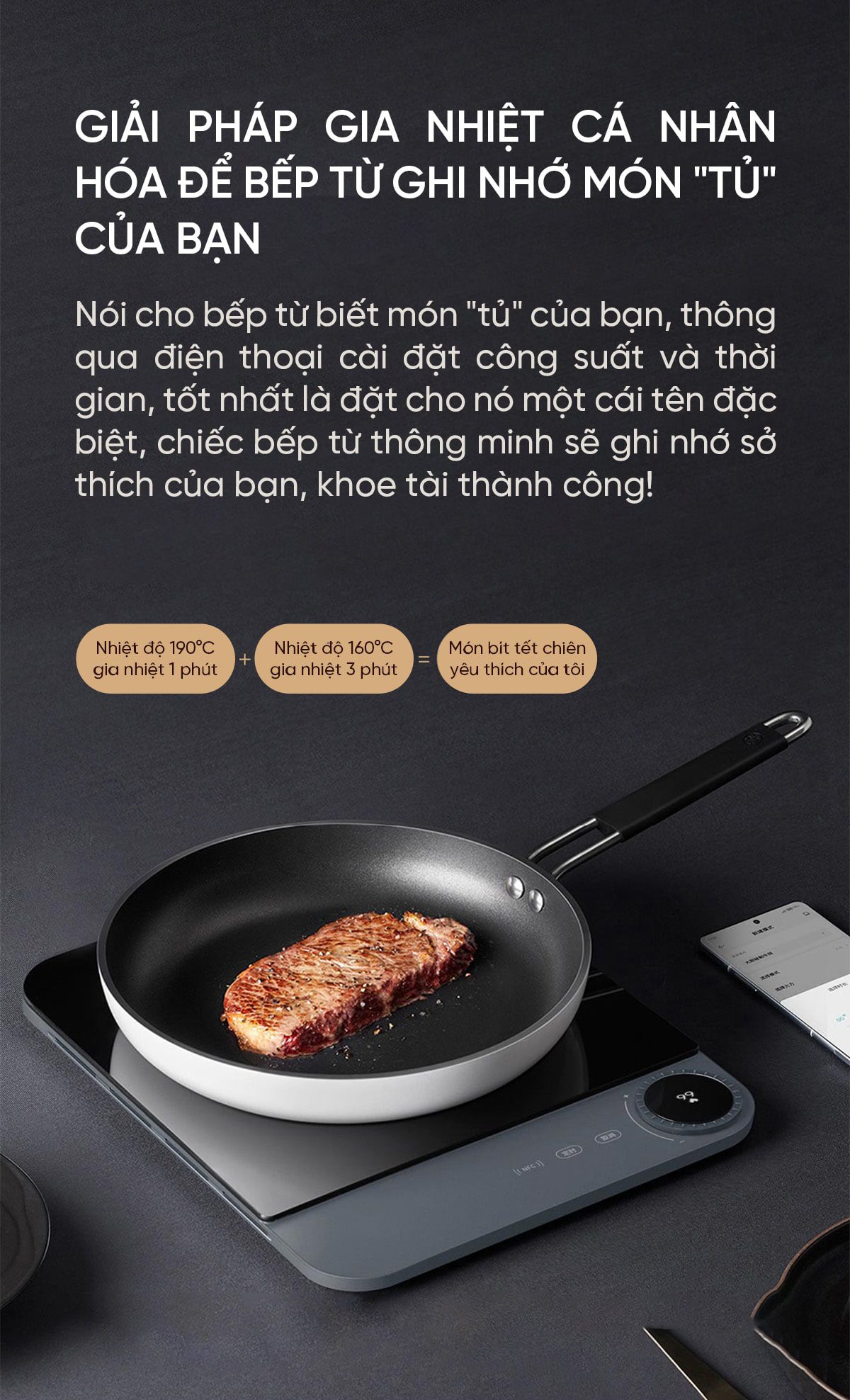 Bếp điện từ siêu mỏng thông minh Xiaomi Mijia MCL01M, MCL04M | Giá ưu đãi