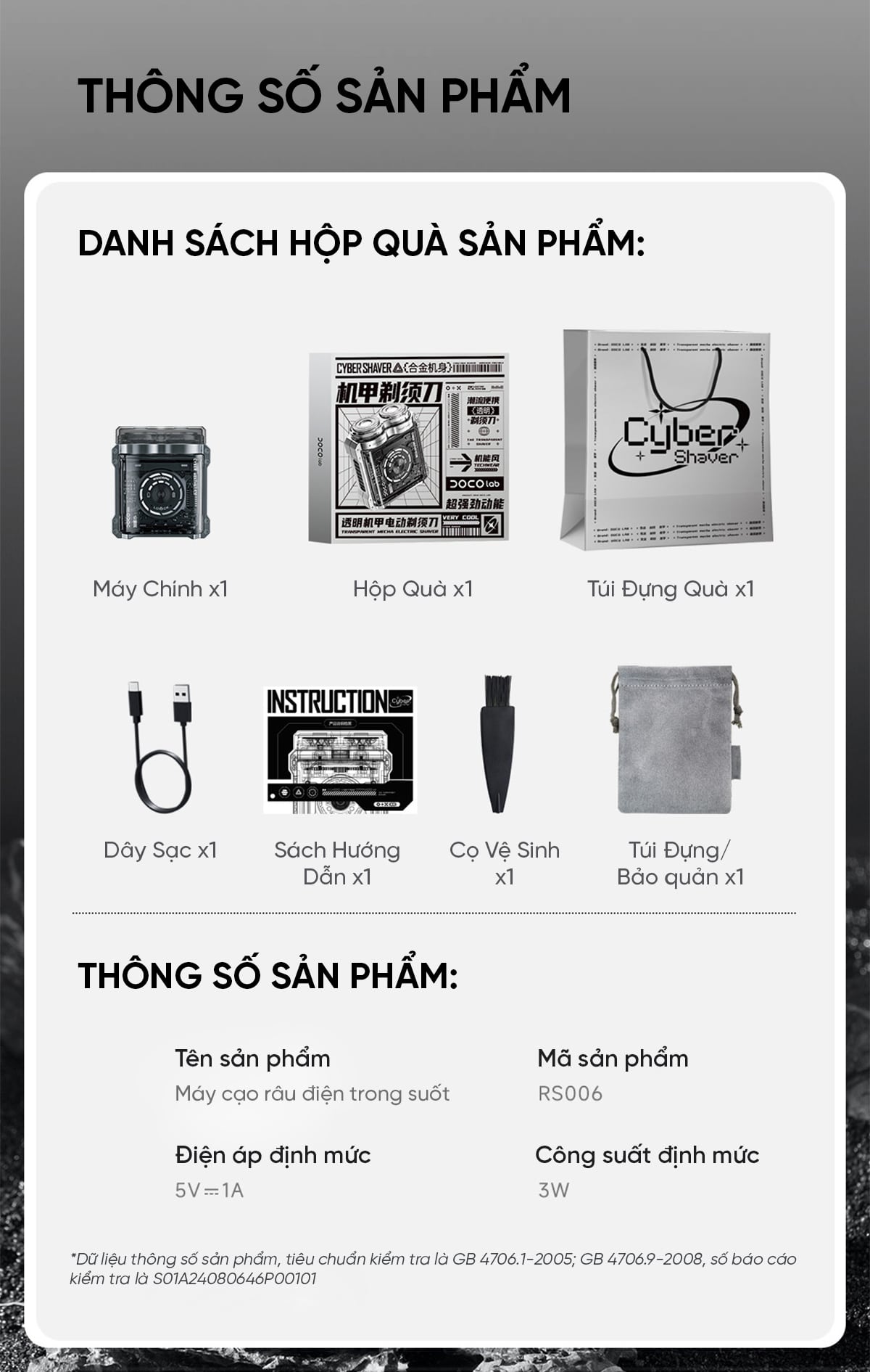 Máy cạo râu doco TS001100