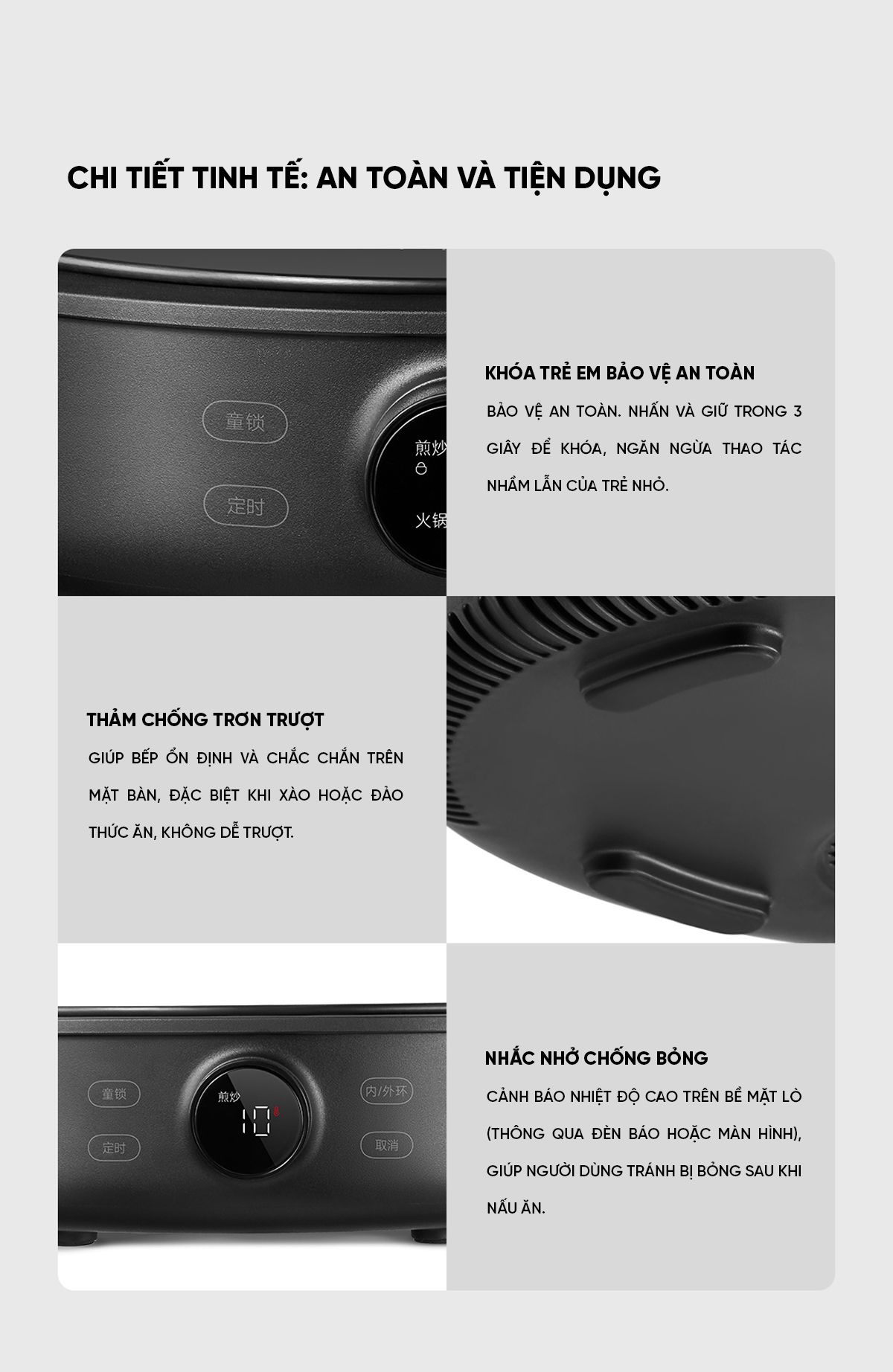 Bếp gốm điện hồng ngoại Xiaomi Mijia S1