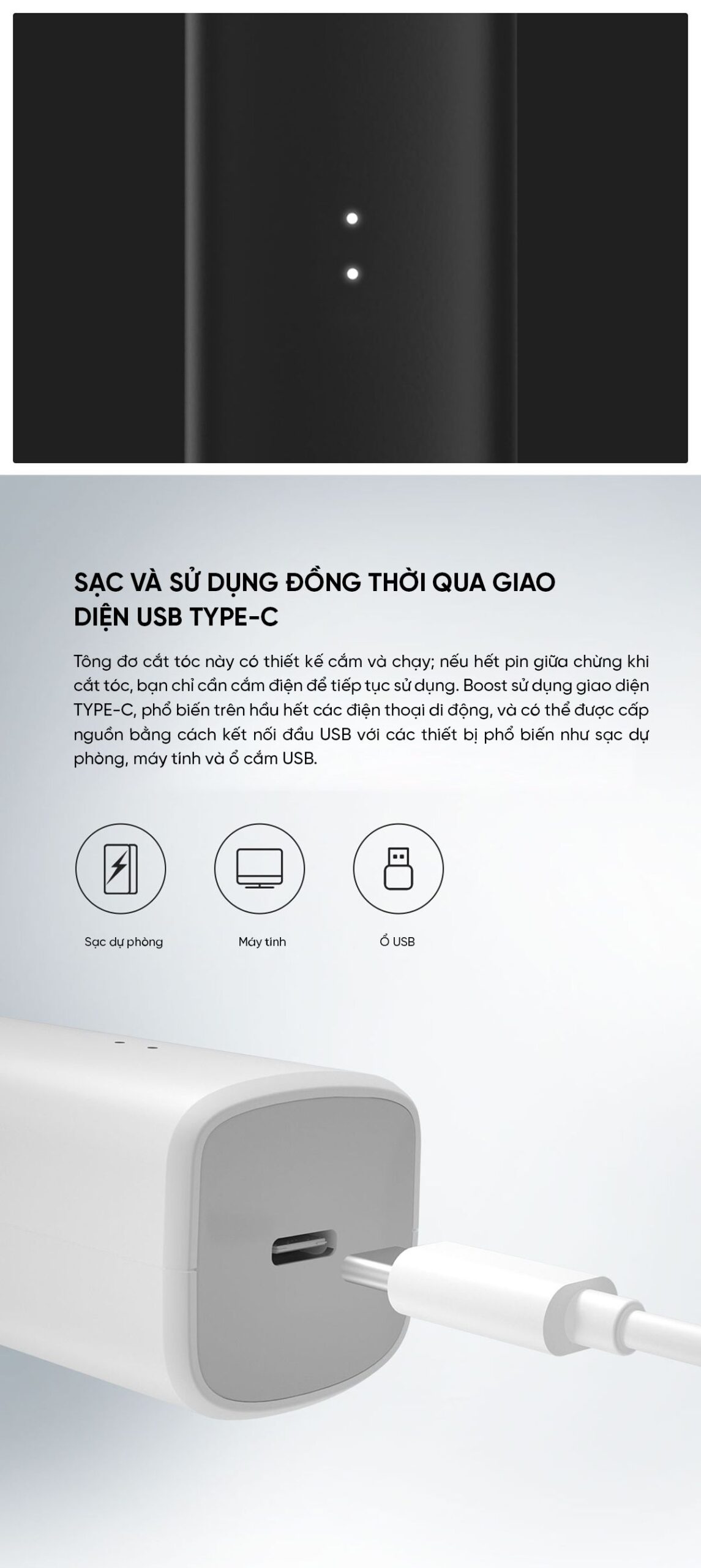 Tông Đơ Cắt Tóc Enchen Boost | Giá ưu đãi