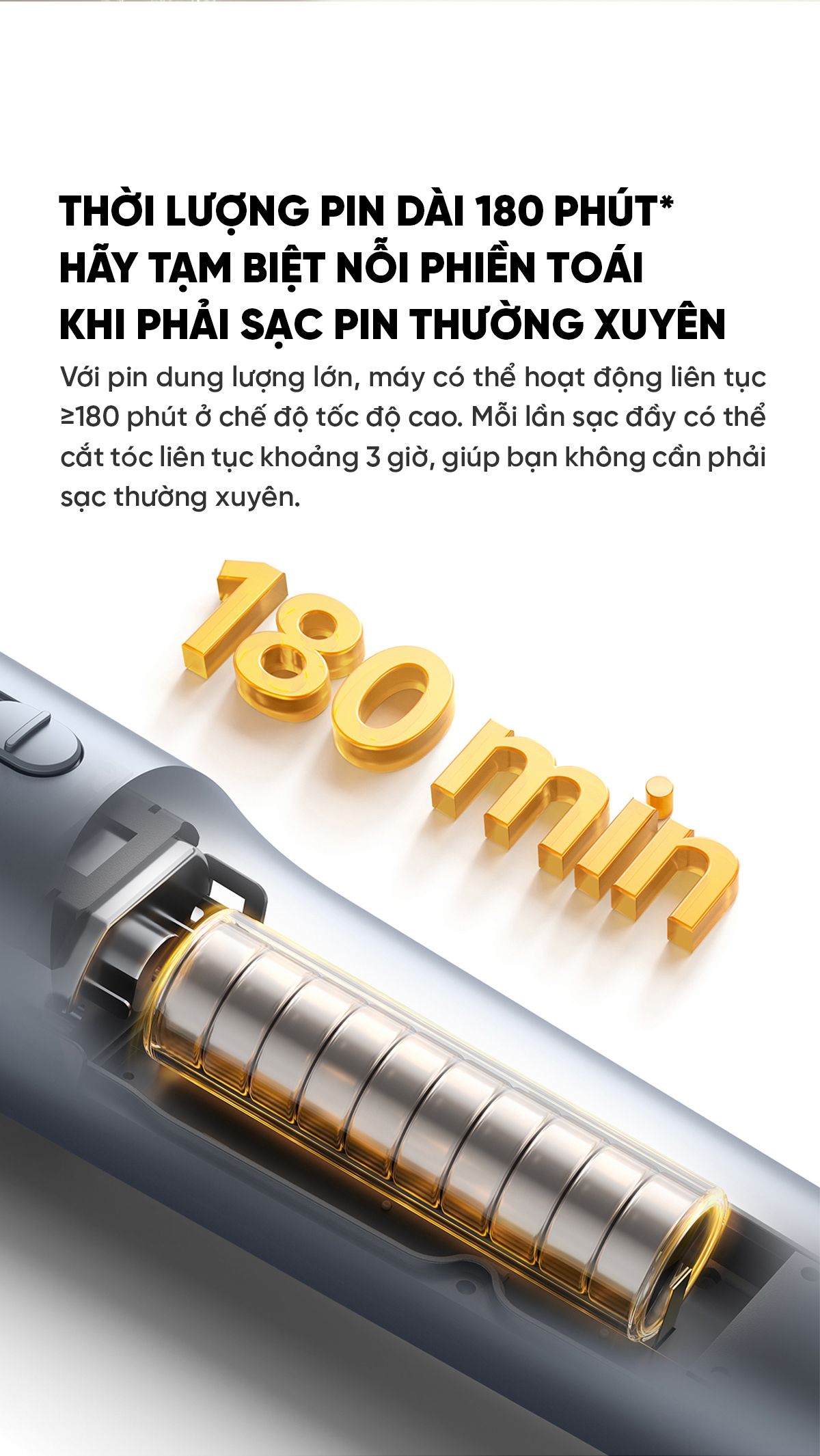 Tông đơ cắt tóc Xiaomi Mijia 2 MJGHHC2LF | Giá ưu đãi