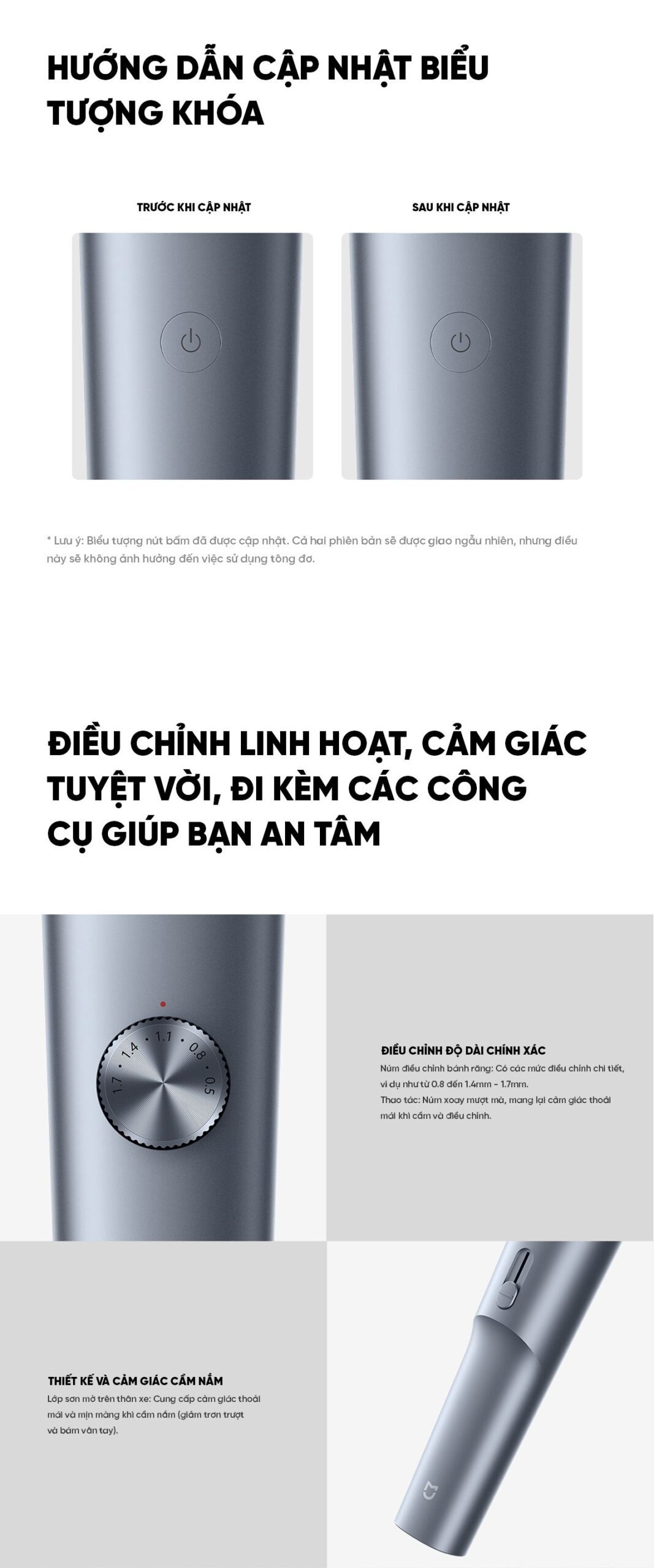 Tông đơ cắt tóc Xiaomi Mijia 2 MJGHHC2LF | Giá ưu đãi