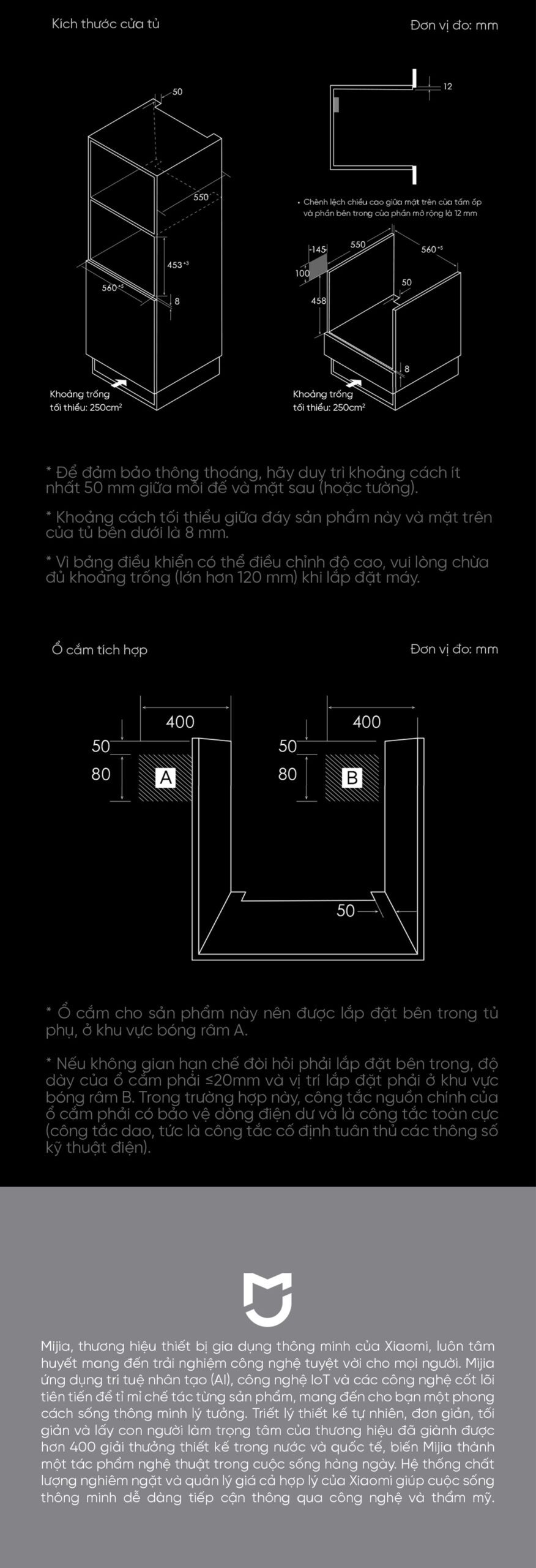 Máy hấp nướng Xiaomi Mijia P1 58L MQR02M – Tích hợp 80+ công thức nấu ăn thông minh