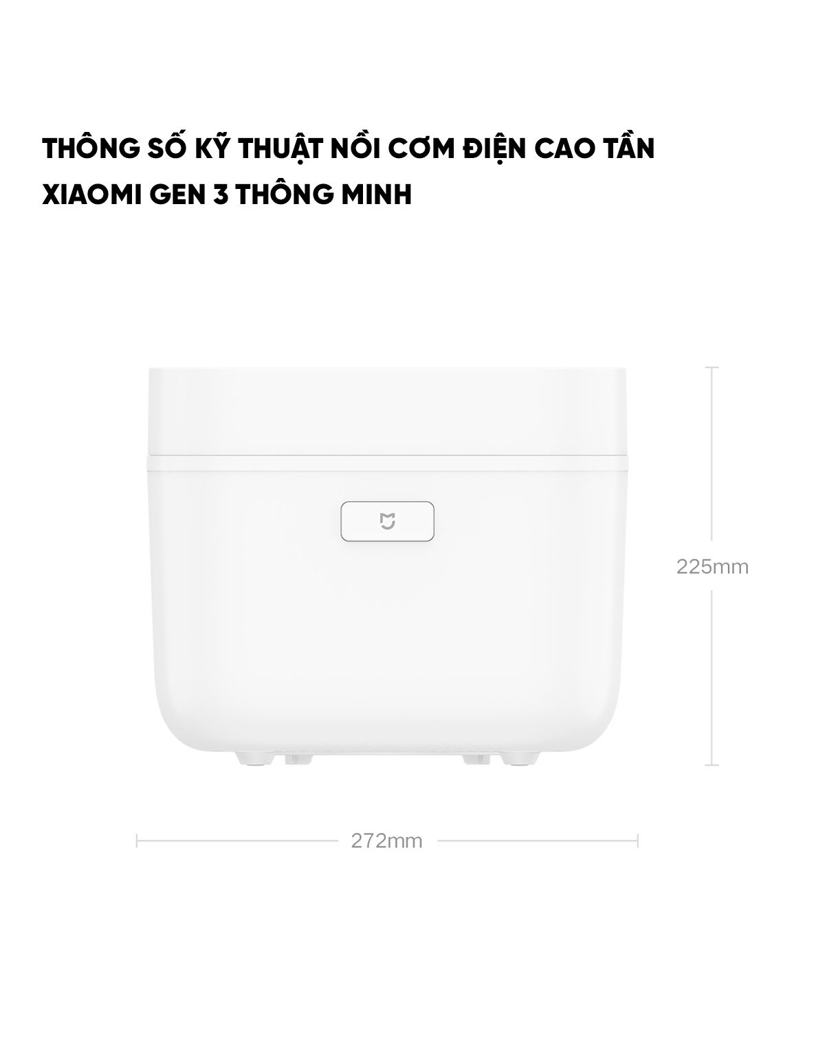 Nồi Cơm Điện Cao Tần Xiaomi Gen 3 Thông Minh 4L | Giá ưu đãi