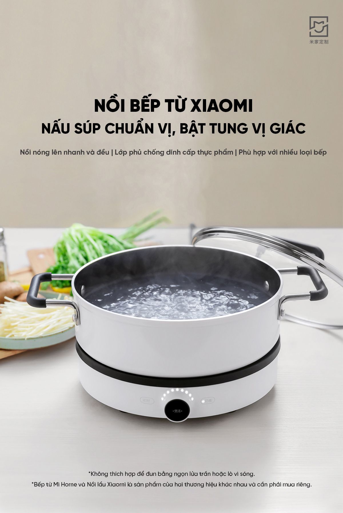 Nồi bếp từ Xiaomi GJT02CM | Giá ưu đãi