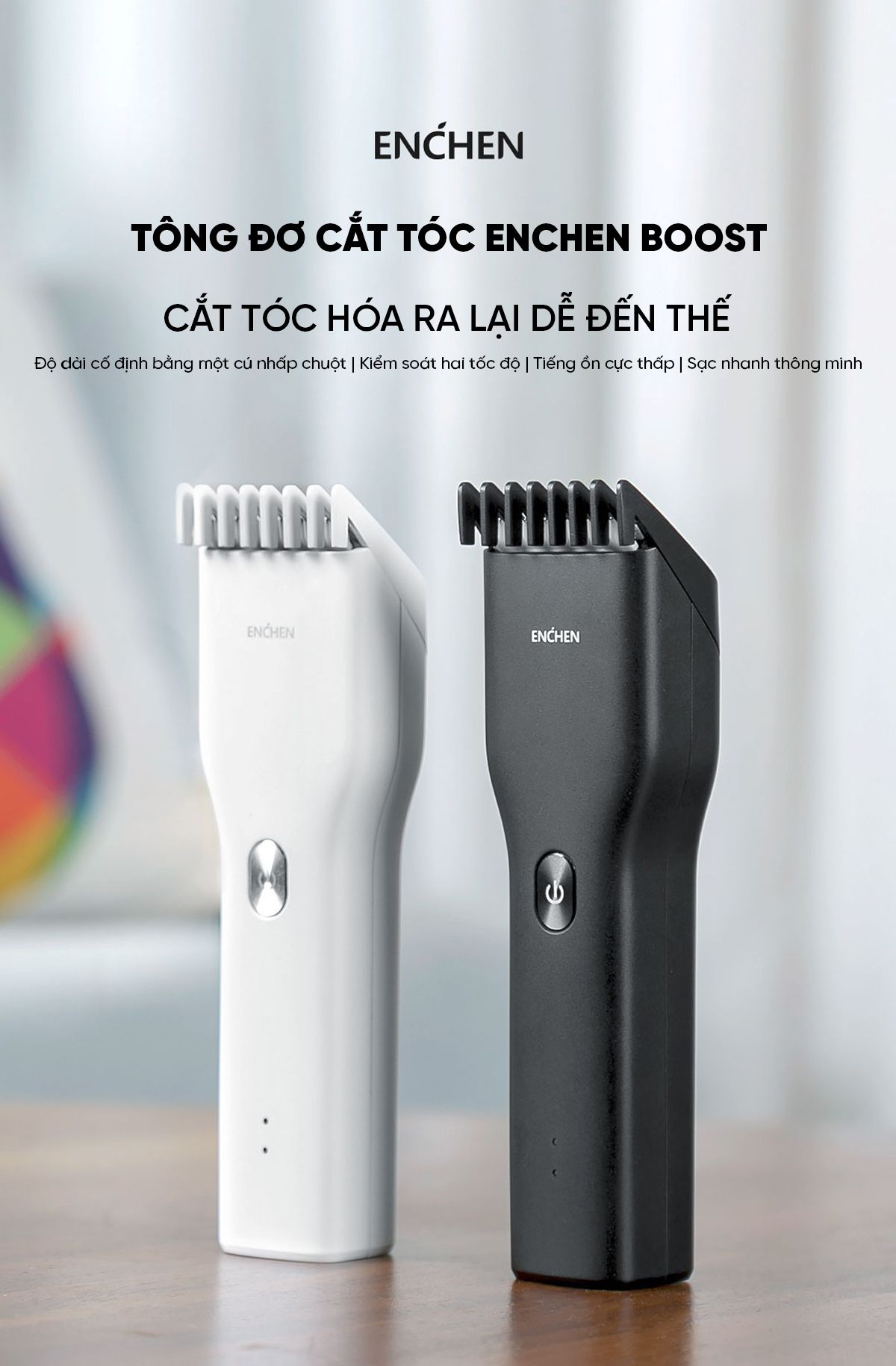 Tông Đơ Cắt Tóc Enchen Boost | Giá ưu đãi