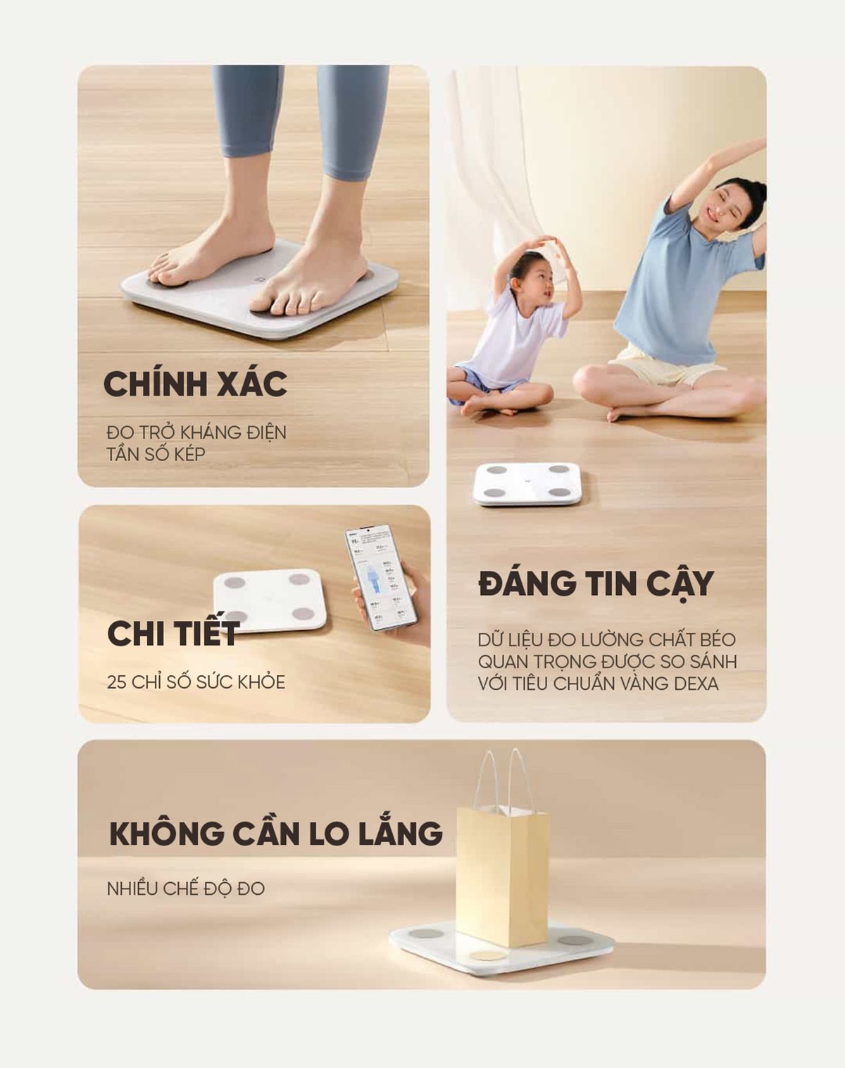 Cân Thông Minh Xiaomi Body Scale S400 | Giá tốt