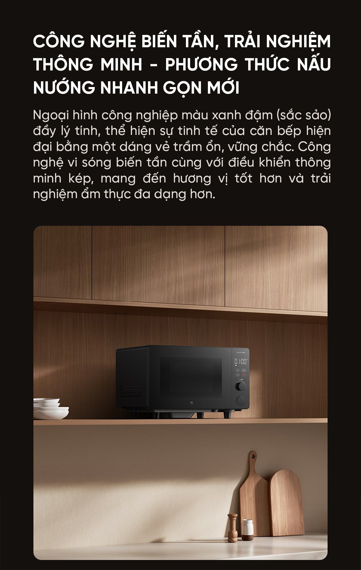 Lò vi sóng Xiaomi Mija P1 20L Smart Kết nối App Mihome | Giá ưu đãi