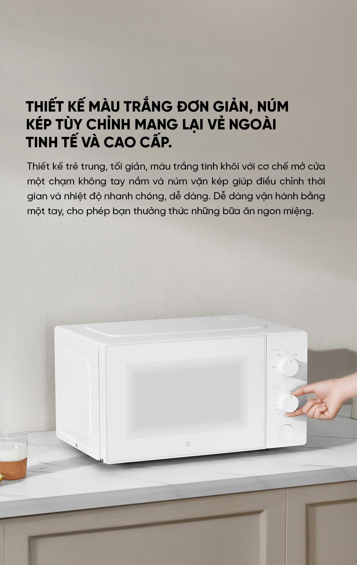 Lò vi sóng Xiaomi Mija 20L Bản Cơ | Giá tốt
