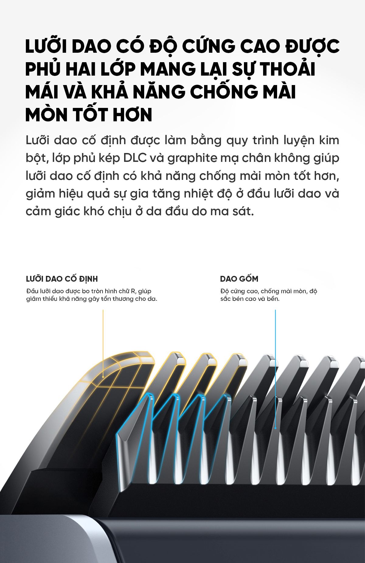 Tông đơ cắt tóc Xiaomi Mijia 2 MJGHHC2LF | Giá ưu đãi