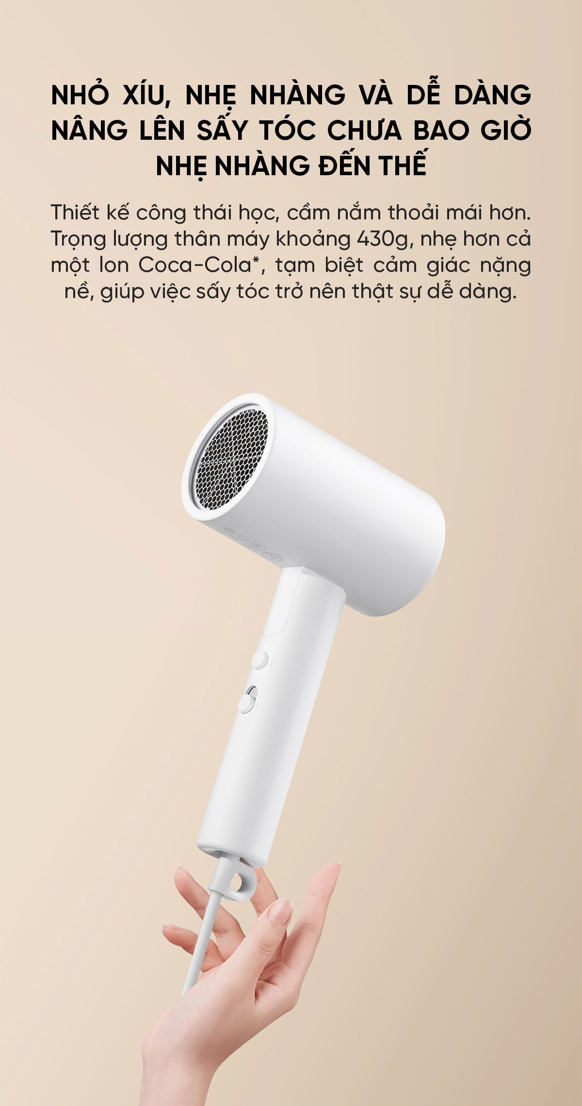 Máy sấy tóc cầm tay Mijia H101 | Giá ưu đãi