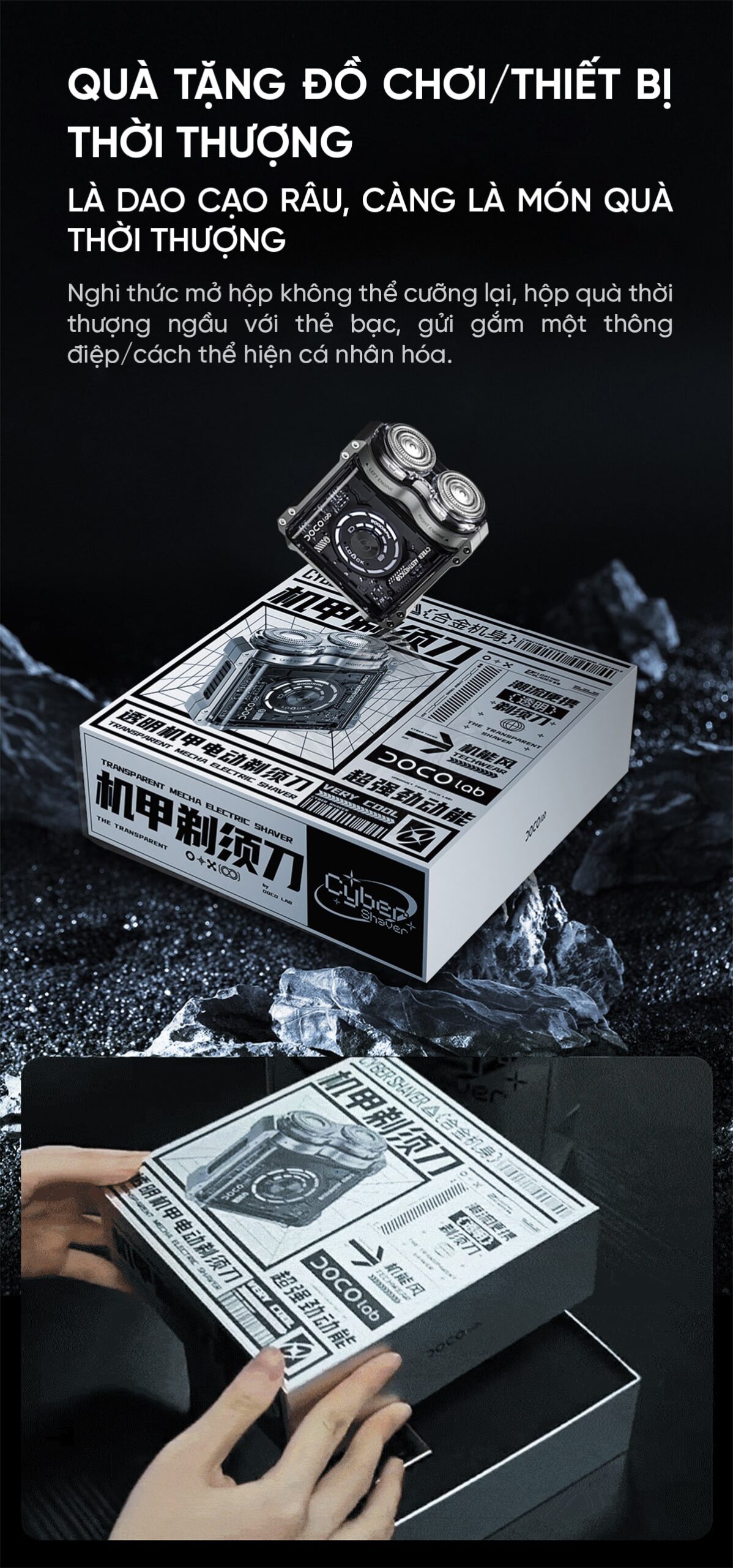 Máy cạo râu doco TS001100