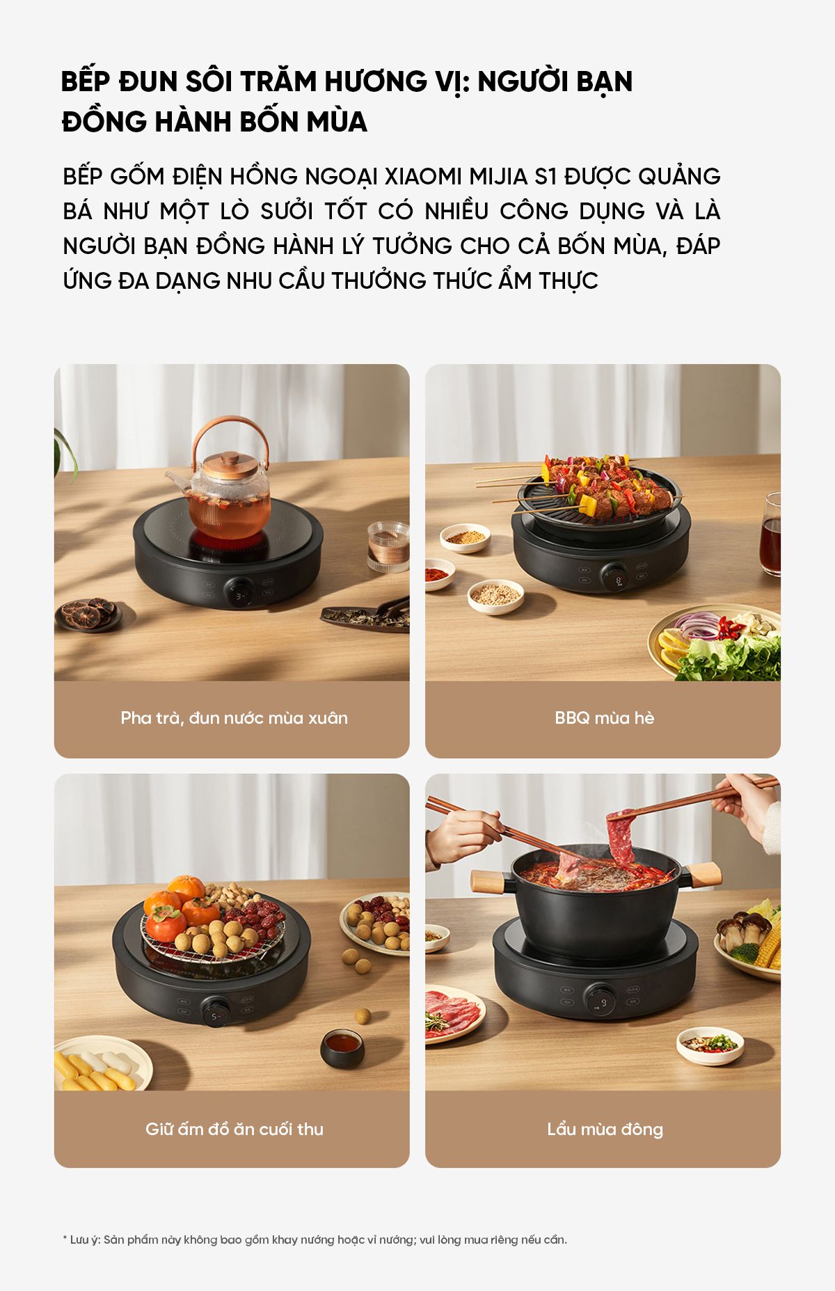 Bếp gốm điện hồng ngoại Xiaomi Mijia S1