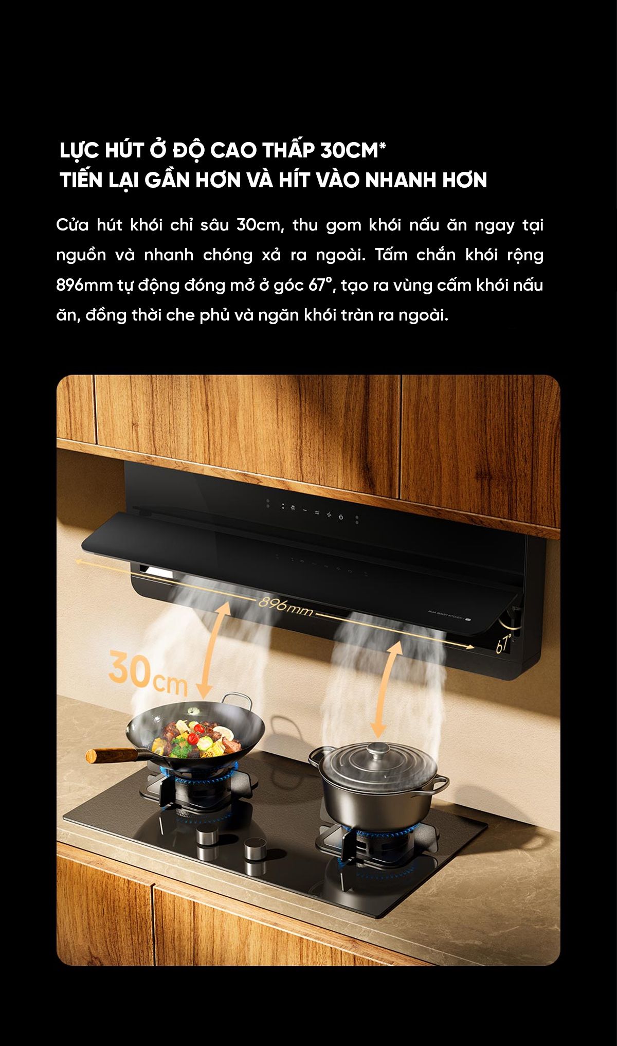 Máy hút mùi Xiaomi Mija cao cấp siêu mỏng S1 Model 2026 | Giá ưu đãi