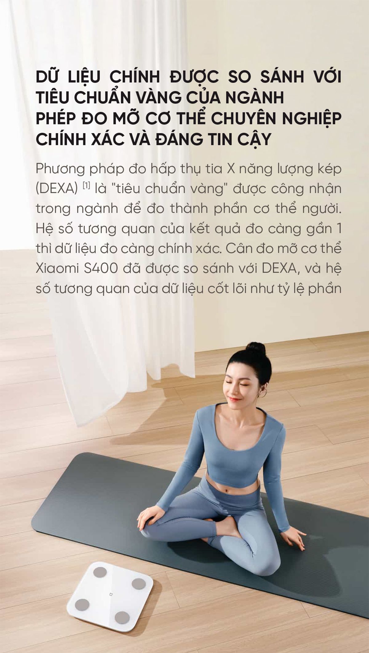 Cân Thông Minh Xiaomi Body Scale S400 | Giá tốt
