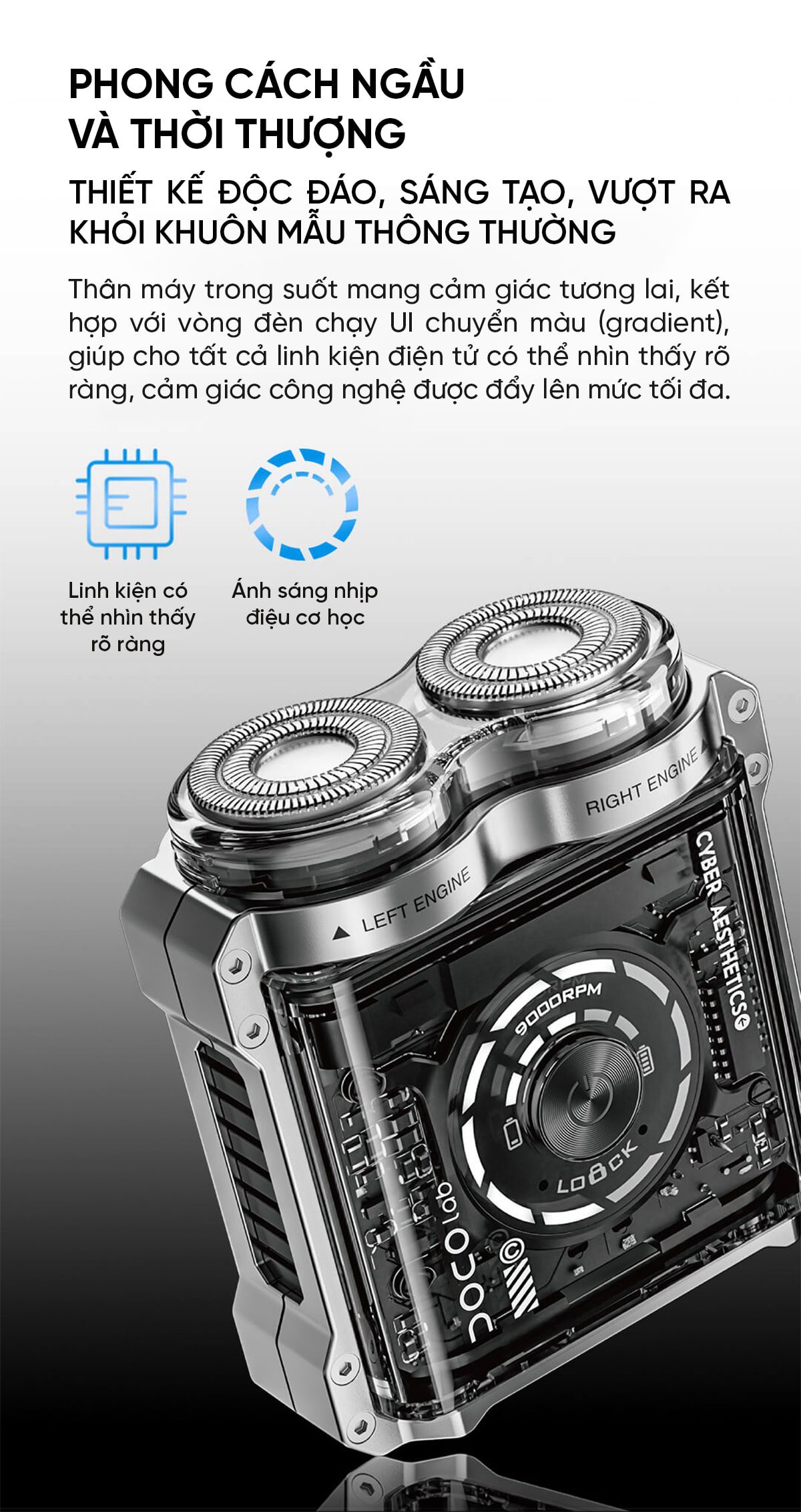 Máy cạo râu doco TS001100