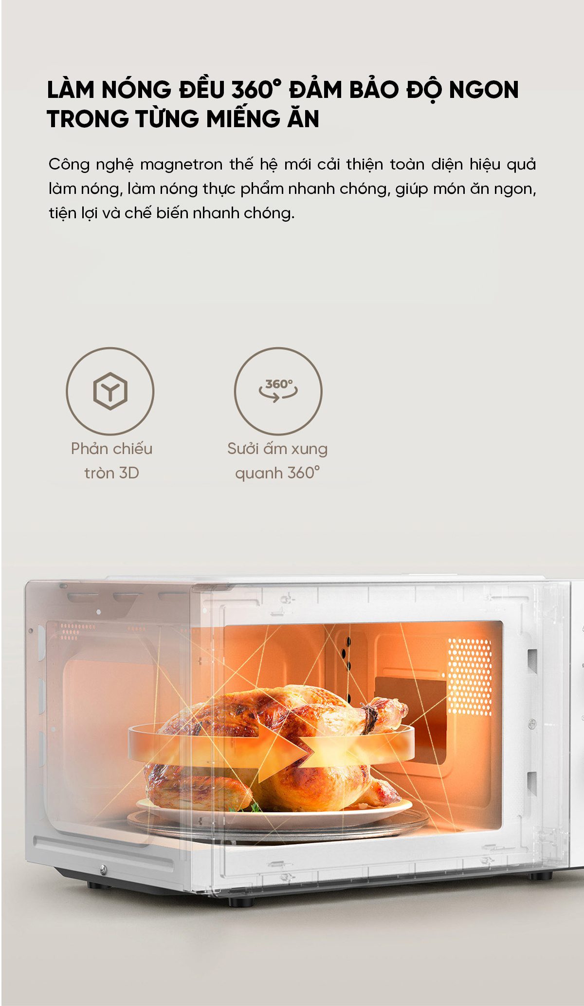 Lò vi sóng Xiaomi Mija 20L Bản Cơ | Giá tốt