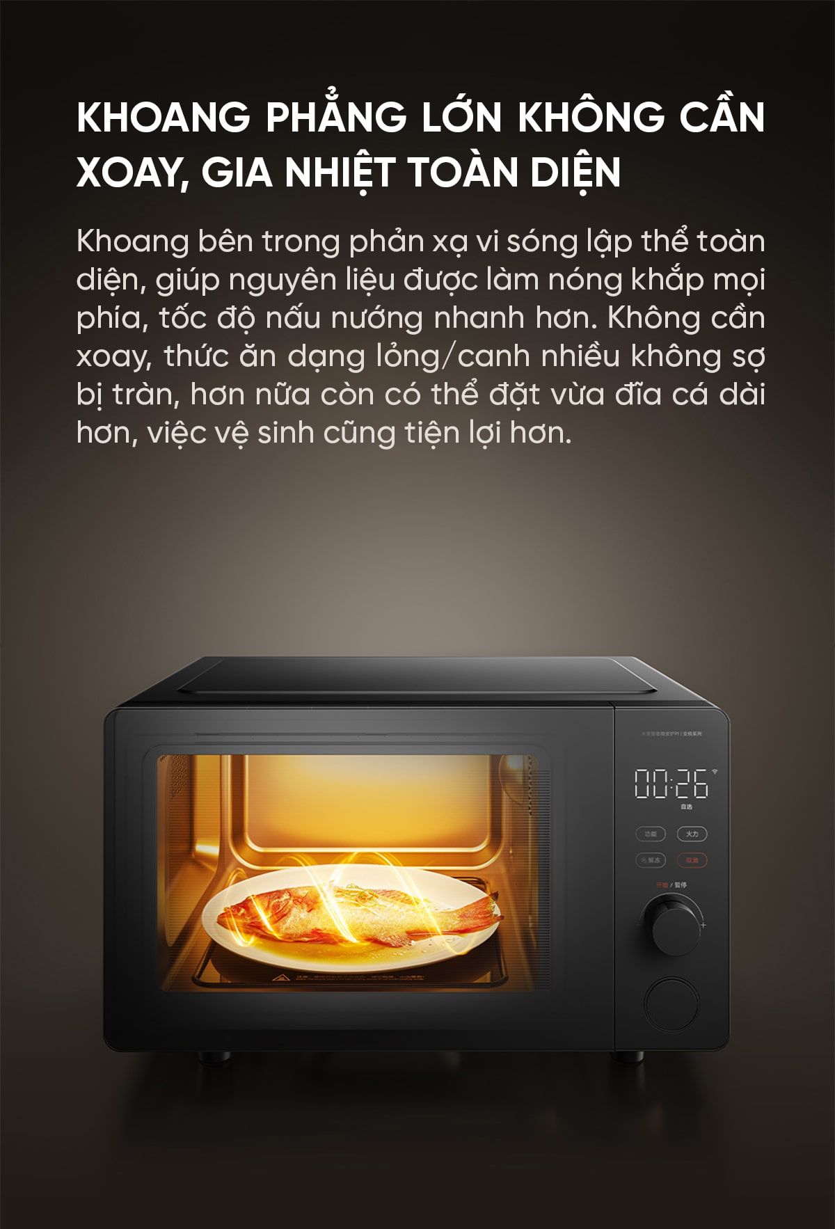 Lò vi sóng Xiaomi Mija P1 20L Smart Kết nối App Mihome | Giá ưu đãi