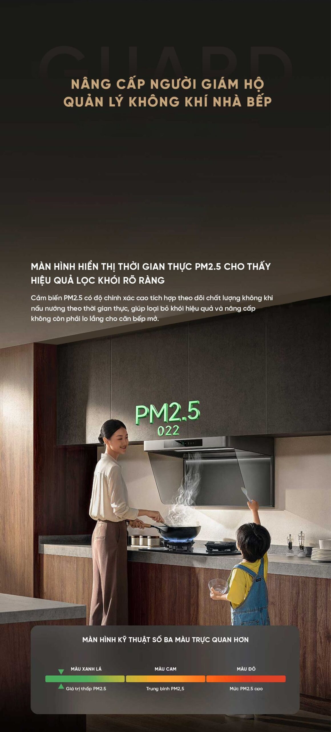 Máy hút mùi thông minh Mijia P2