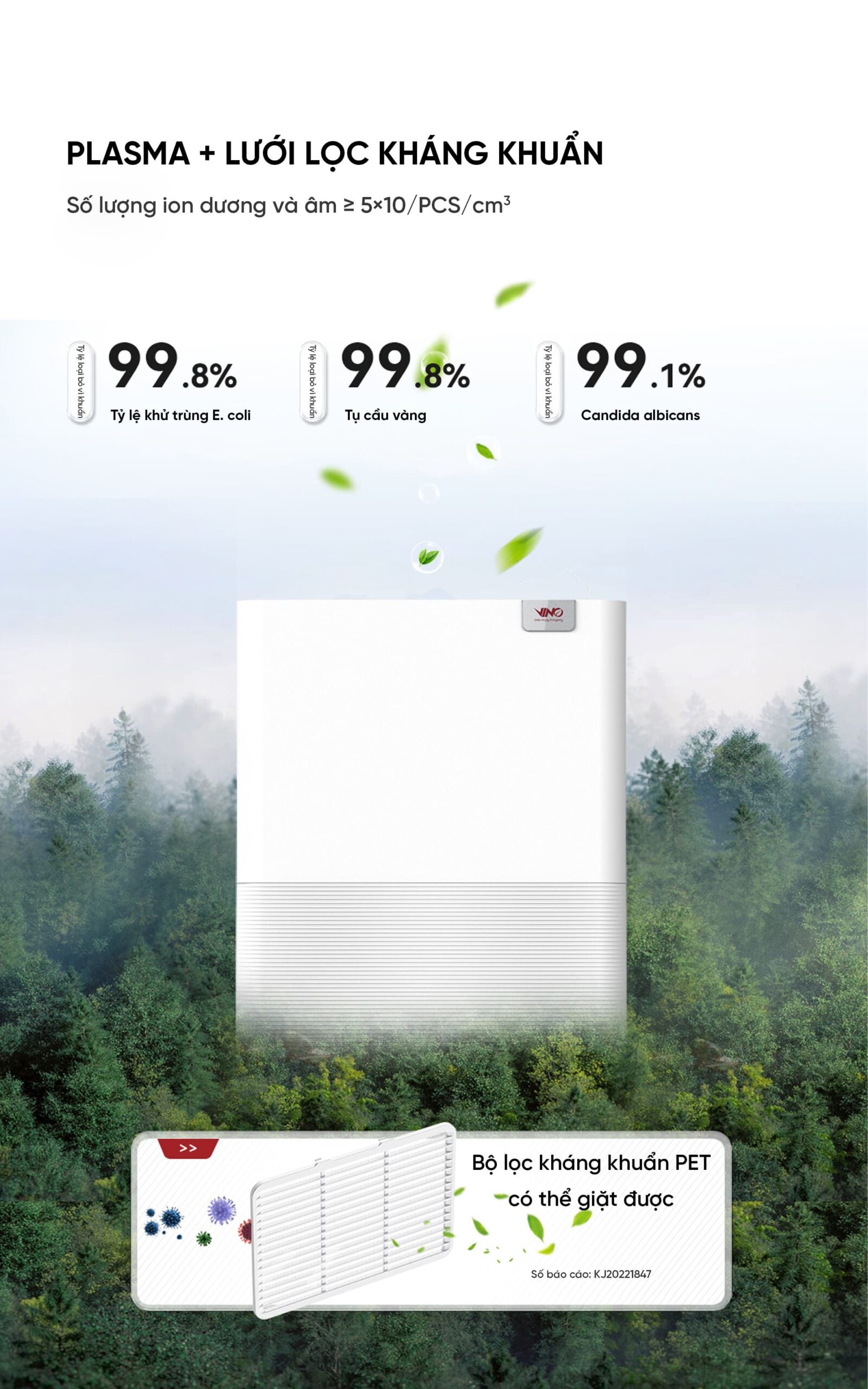 Máy hút ẩm thông minh Xiaomi VINO 20L | Giá tốt
