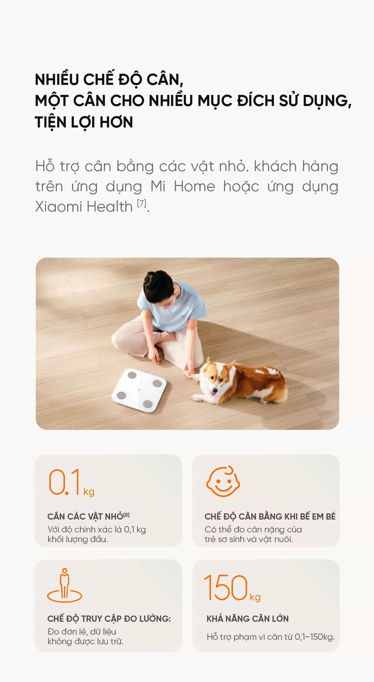 Cân Thông Minh Xiaomi Body Scale S400 | Giá tốt