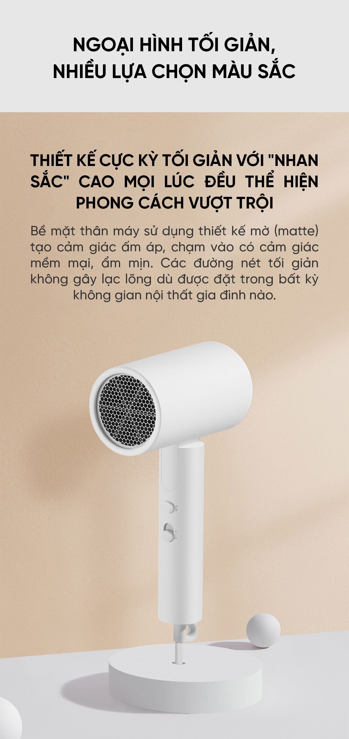 Máy sấy tóc cầm tay Mijia H101 | Giá ưu đãi