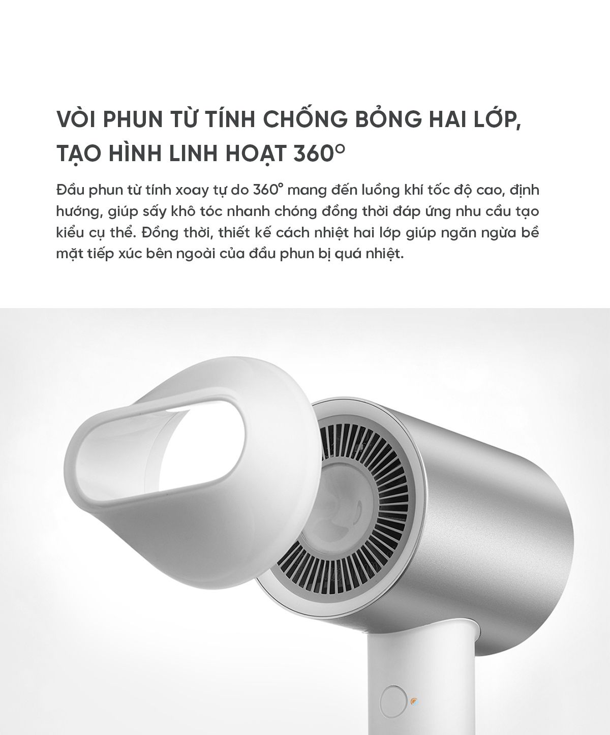 Máy sấy tóc ion nước Mijia H500 | Giá ưu đãi