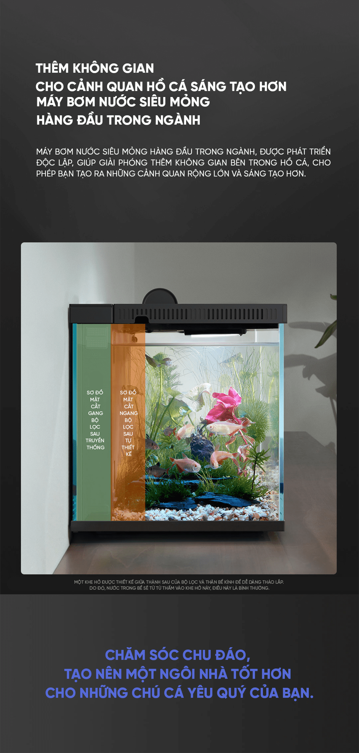 Bể cá thông minh Xiaomi Mijia 20L MYG100 | Giá ưu đãi