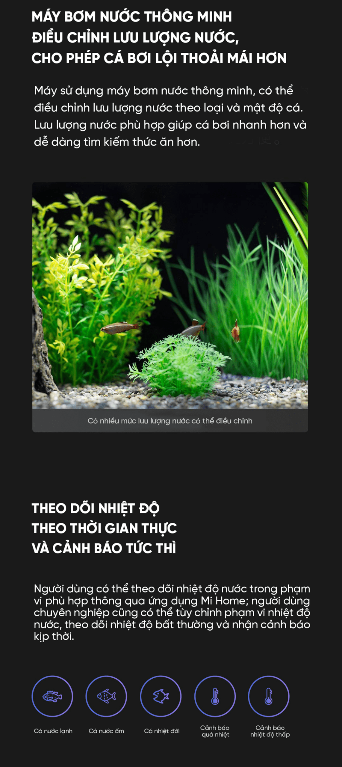 Bể cá thông minh Xiaomi Mijia 20L MYG100 | Giá ưu đãi