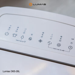 Máy hút ẩm kiêm lọc khí thông minh 30L Lumias D6S-30L (HEPA)