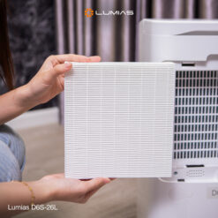 Máy hút ẩm kiêm lọc khí thông minh 30L Lumias D6S-30L (HEPA)