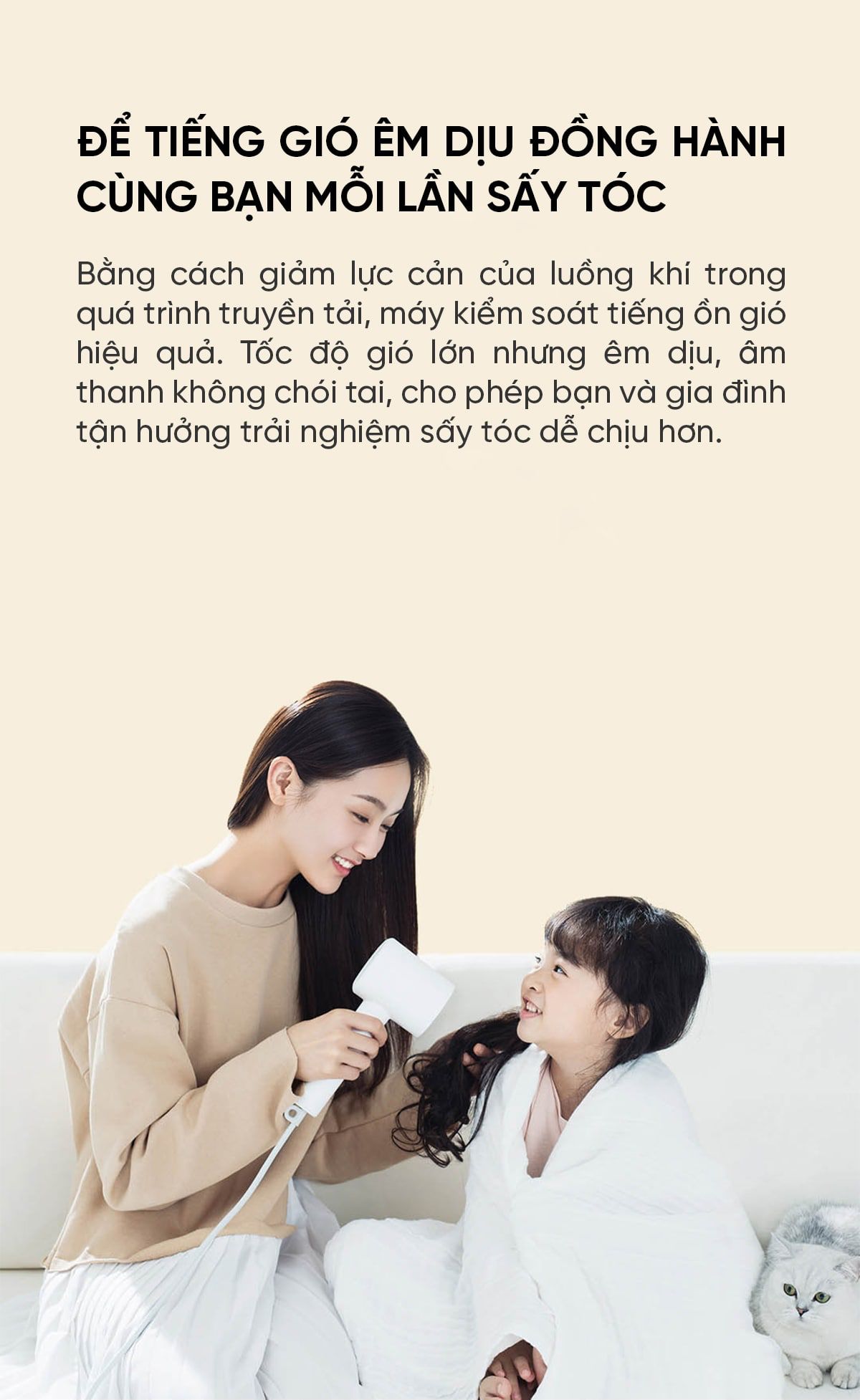 Máy sấy tóc Mijia ion âm nhanh khô H300 | Giá ưu đãi